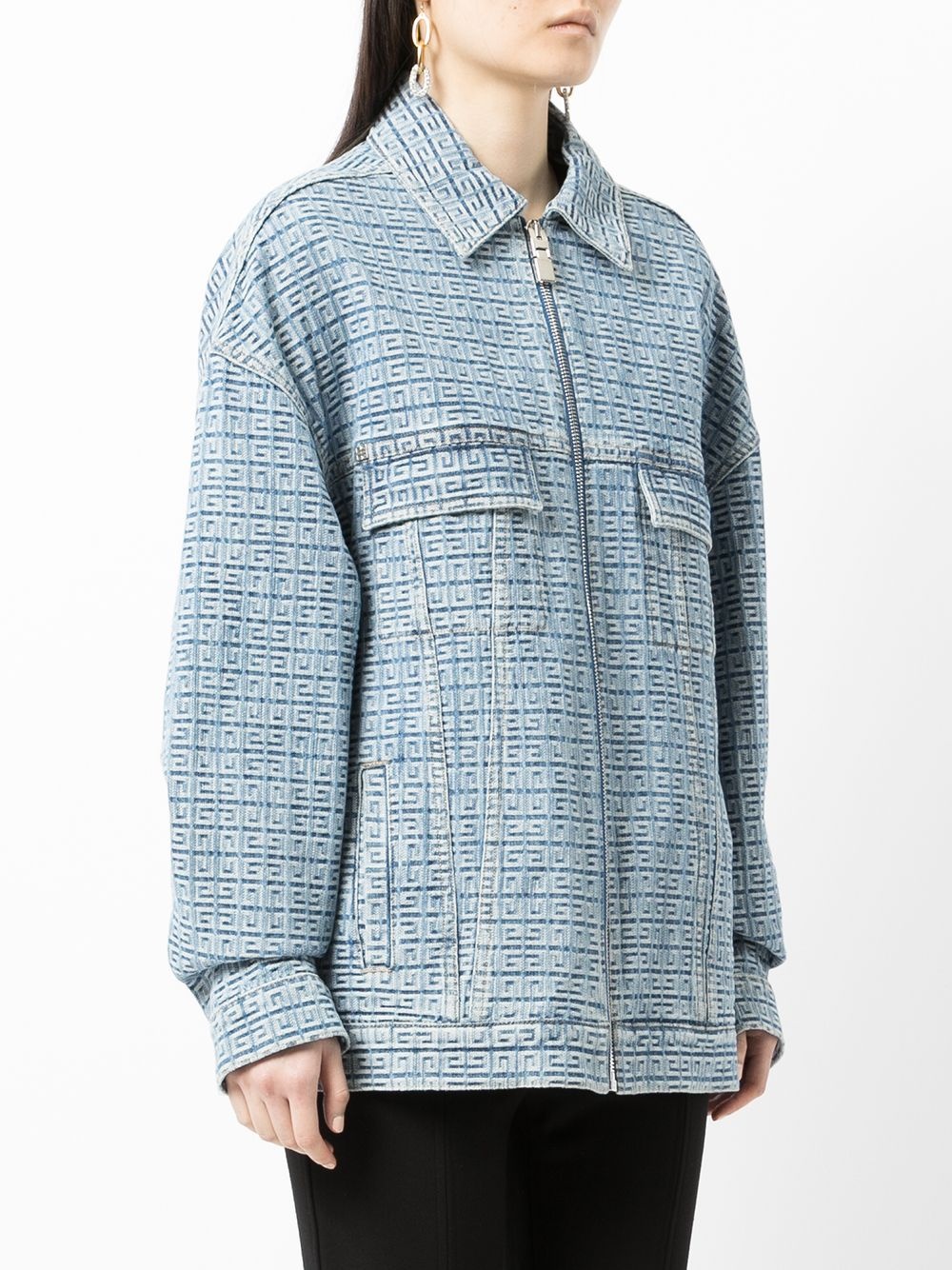 Givenchy 4G Monogram Denim Jacket - Farfetch