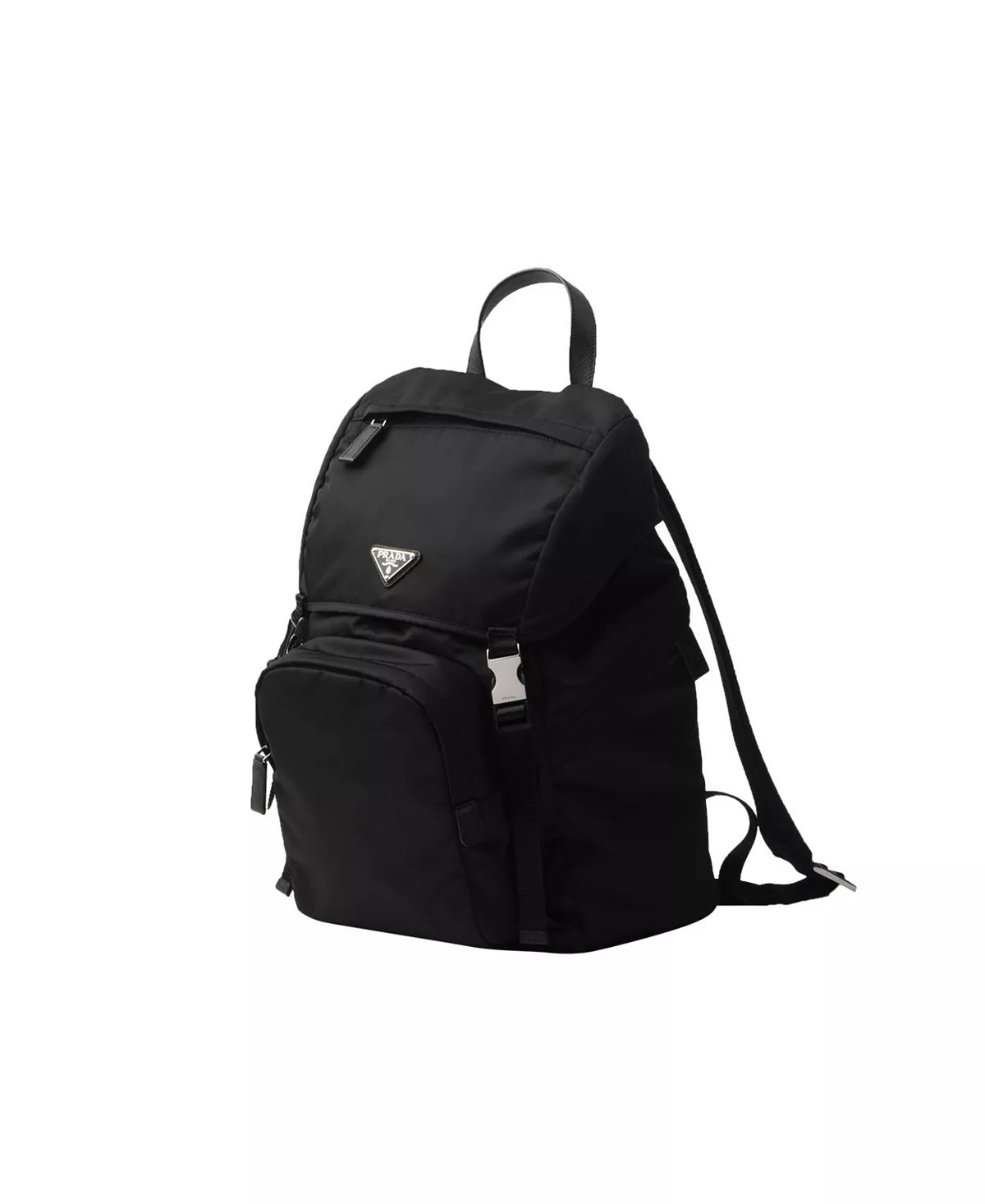 Re-Nylon and Saffiano Leather Backpack - 3