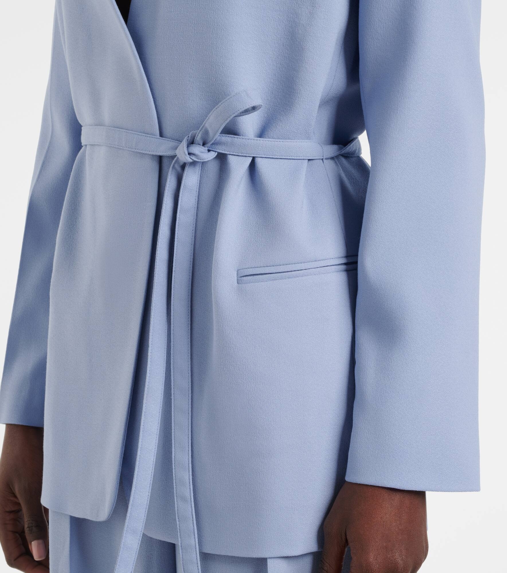 Victor wool crêpe jacket - 5