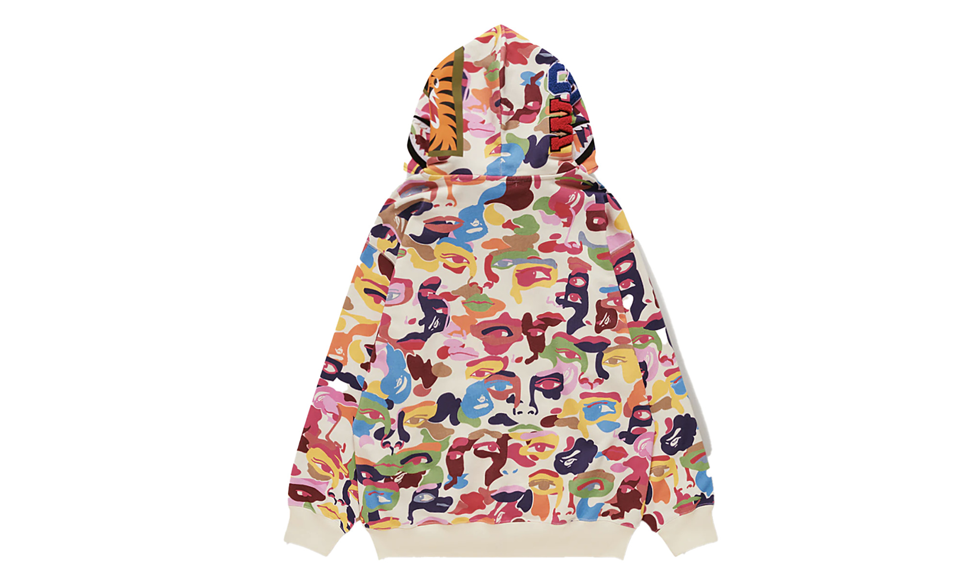 FULL ZIP HOODIE "KIDSUPER CAMO SHARK - MULTI" - 2