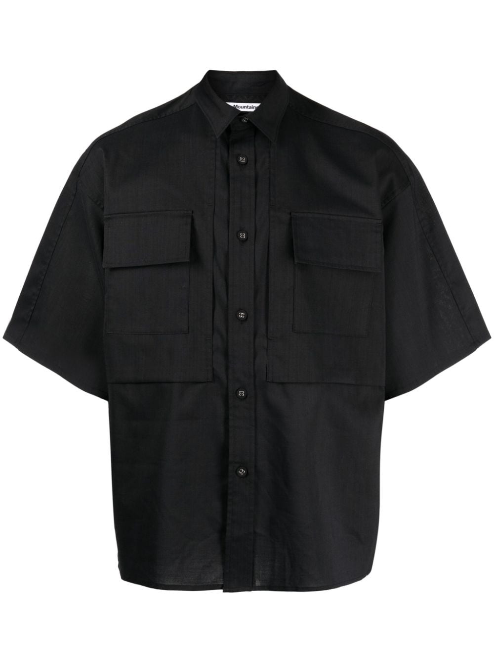 chest-pockets button-up shirt - 1