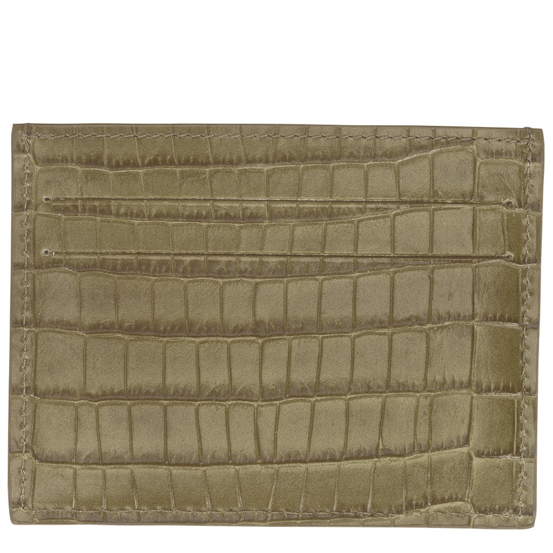 Longchamp Longchamp Pocket Card holder Olive - Leather outlook