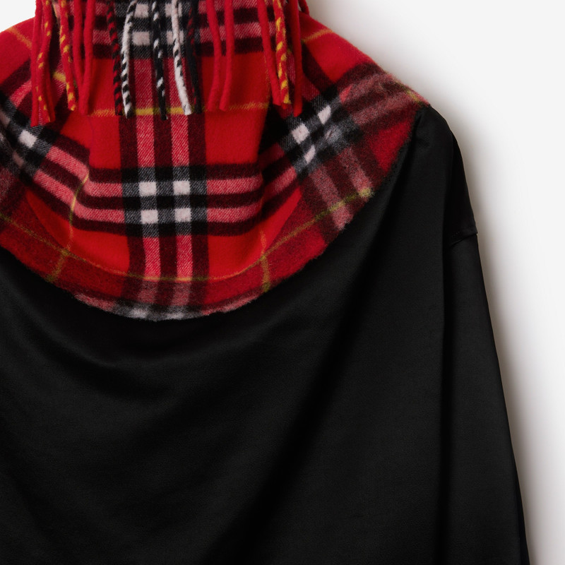 Satin and Check Scarf Top 5