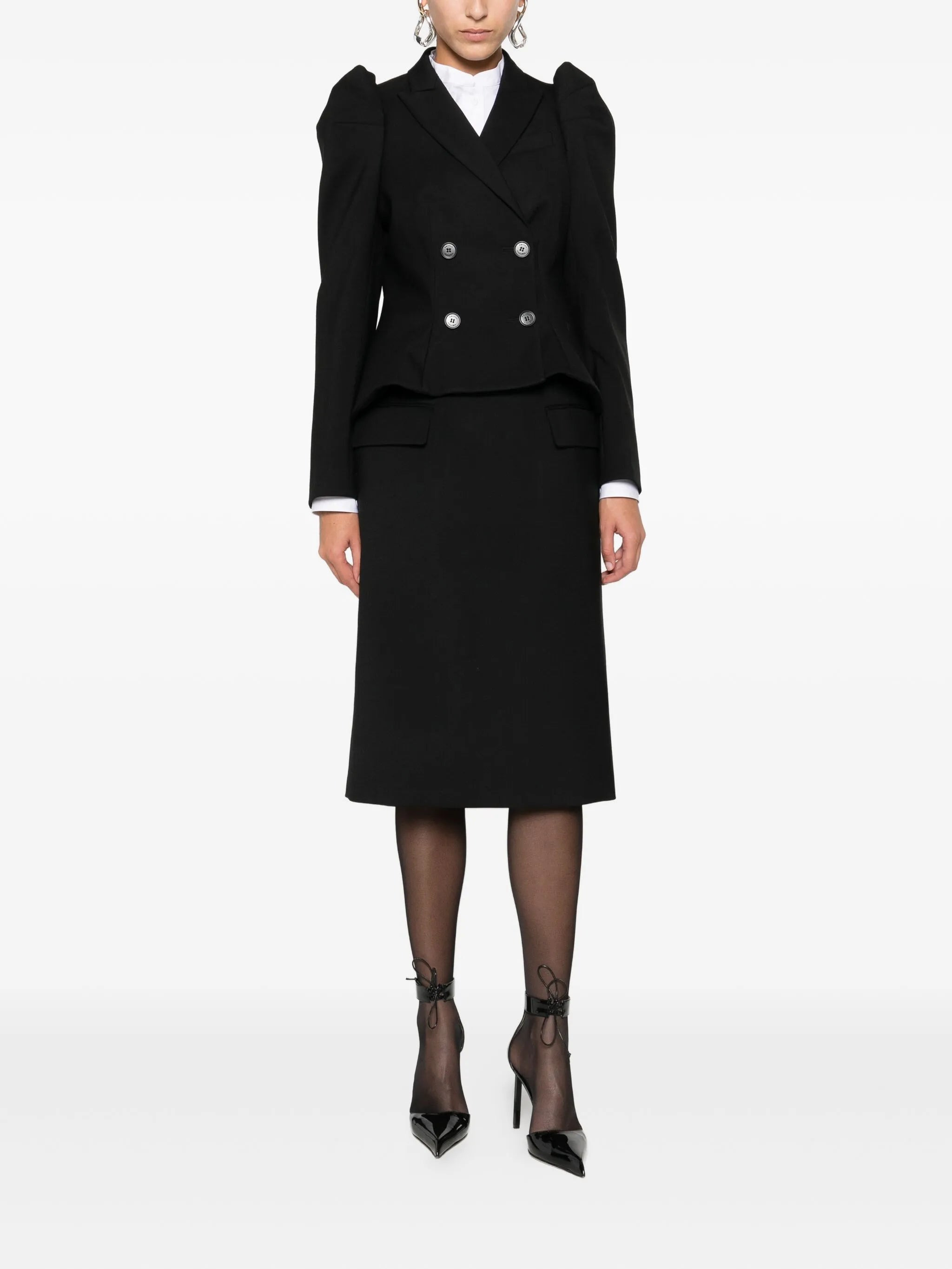 pocket-detail skirt - 2