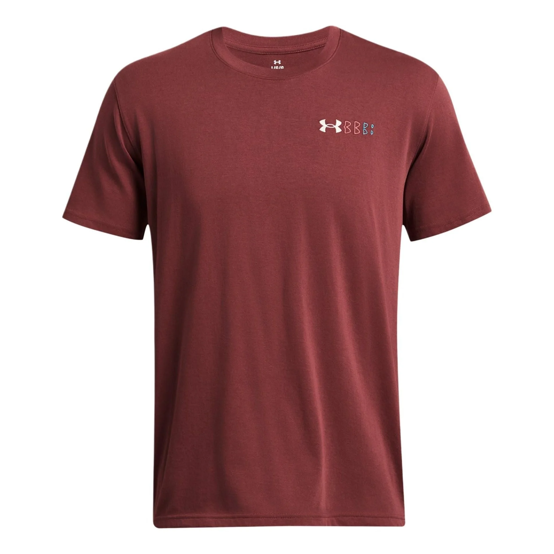 Under Armour Heavyweight Training Graphic T-shirt 'Dark Red' 1382904-688 - 1