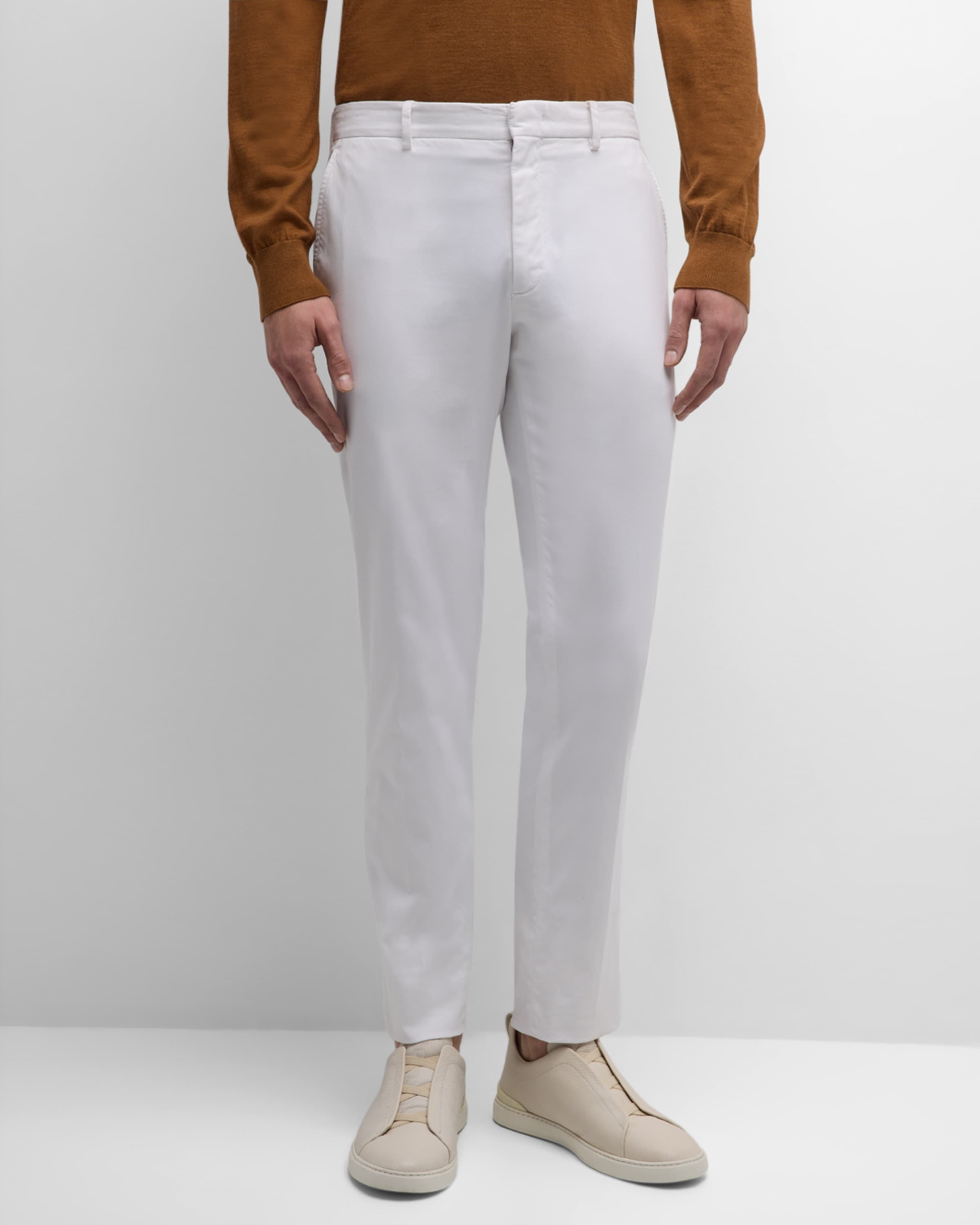 Men's Slim Flat-Front Pants - 2