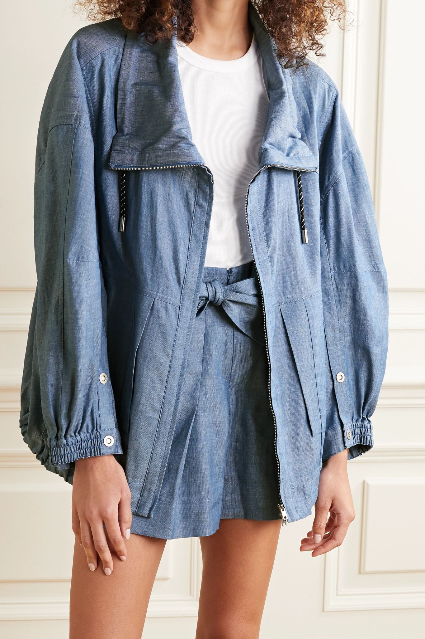 Cotton-chambray jacket - 3