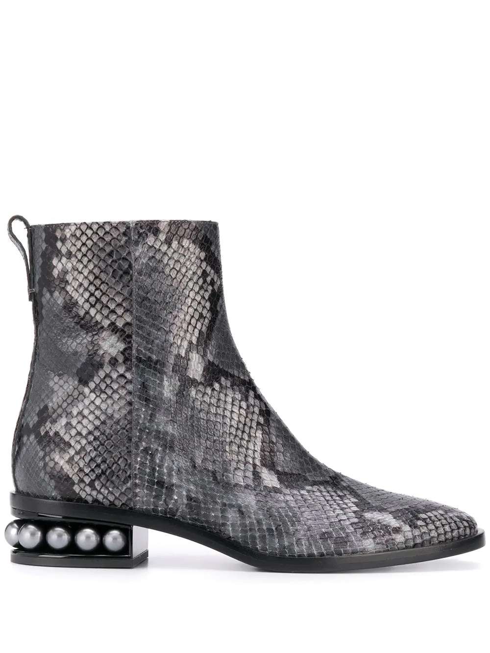 Casati snakeskin ankle boots - 1