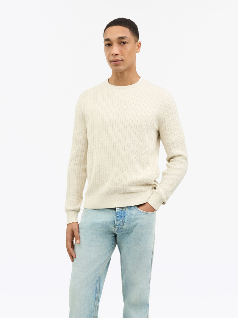 Connor Cable Knitted Crewneck 2
