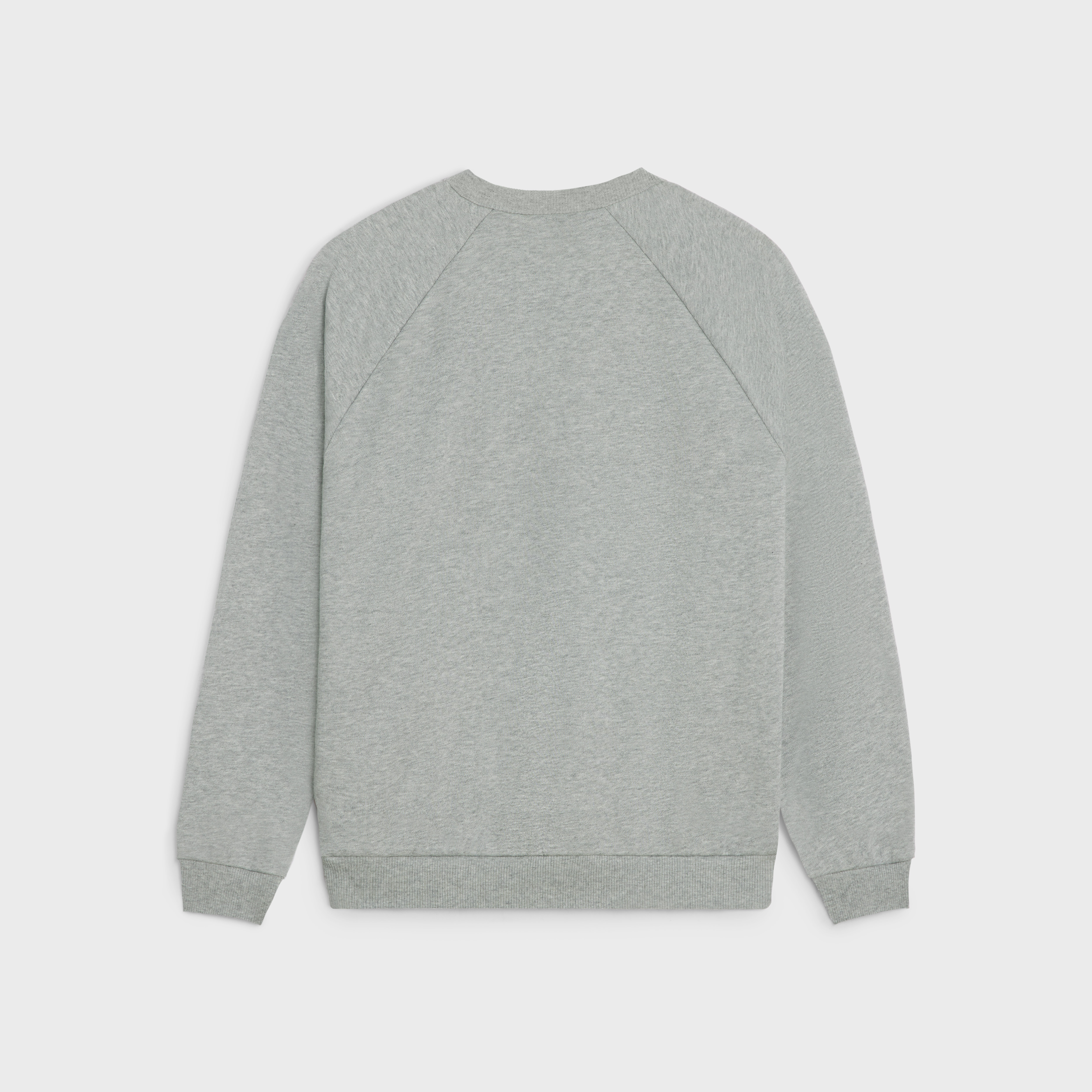 celine paris loose sweatshirt in cotton fleece - 2
