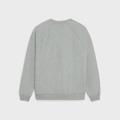 CELINE celine paris loose sweatshirt in cotton fleece outlook