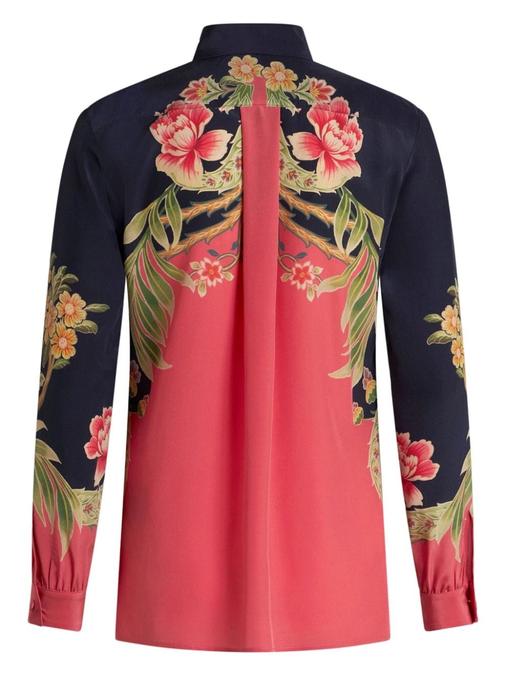 printed silk shirt - 7