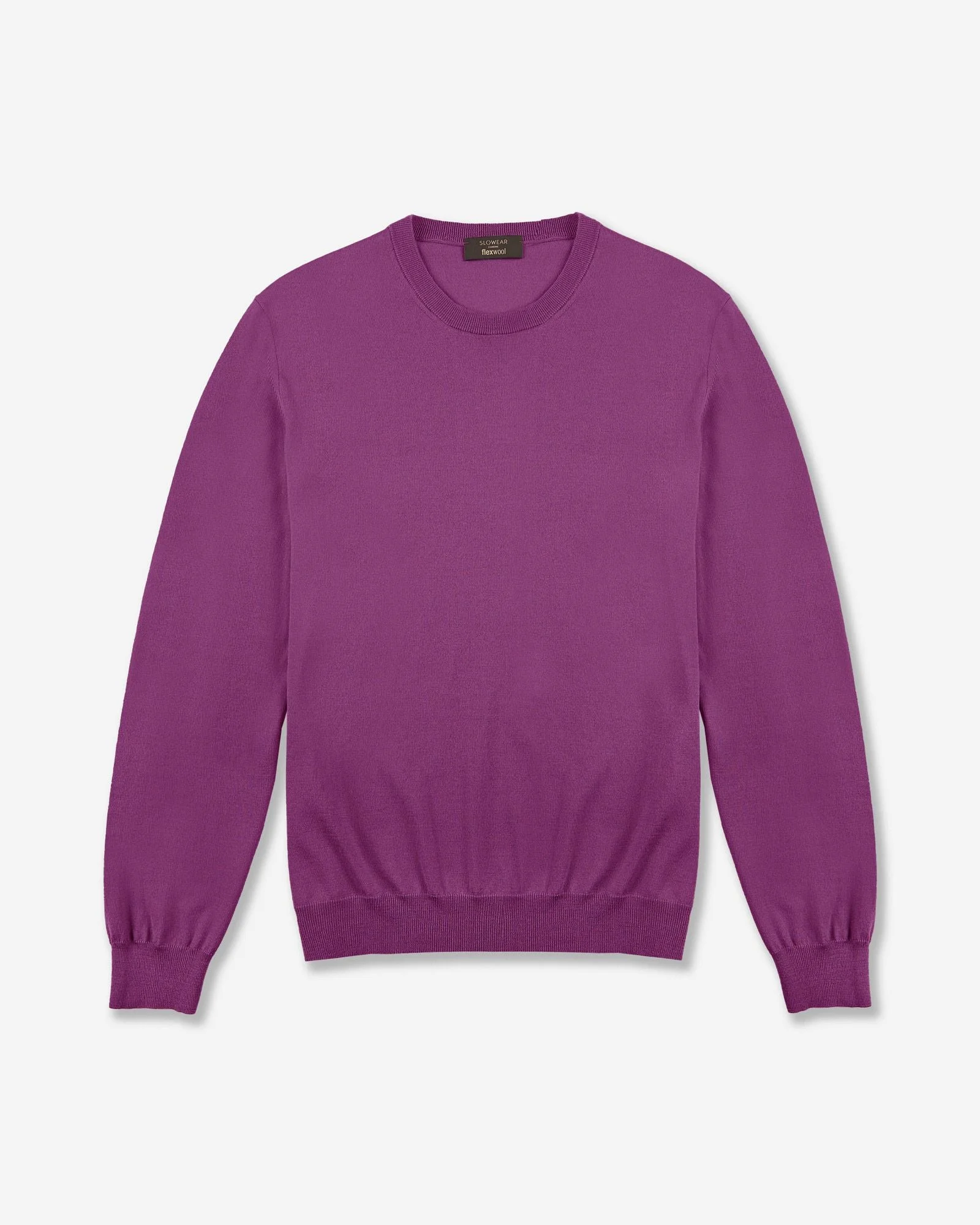 Slim fit Flexwool crewneck sweater - 1