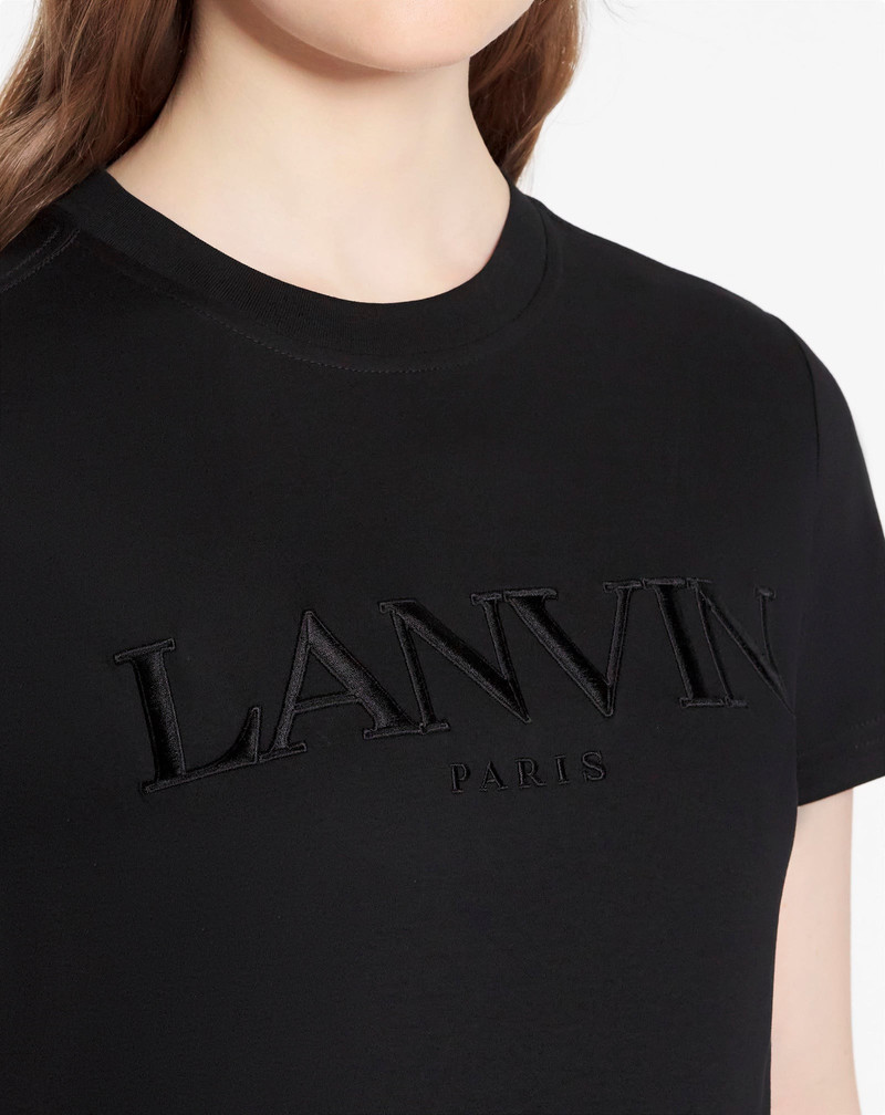 CLASSIC FIT LANVIN EMBROIDERED T-SHIRT 5