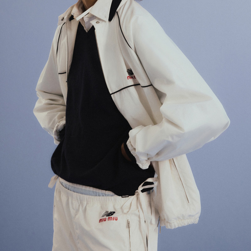 Technical poplin blouson jacket 6