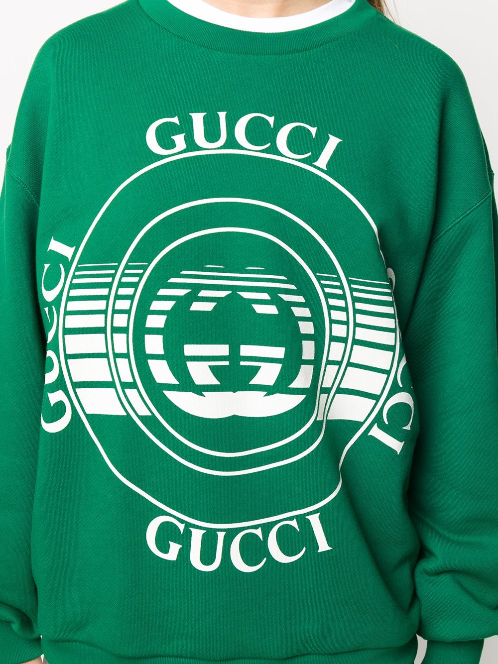 Gucci disk print oversized sweatshirt - 5