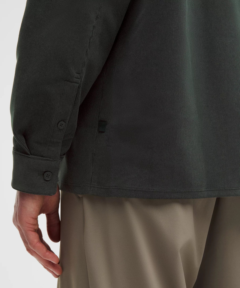 Corduroy Relaxed-Fit Long-Sleeve Button-Up Shirt 5