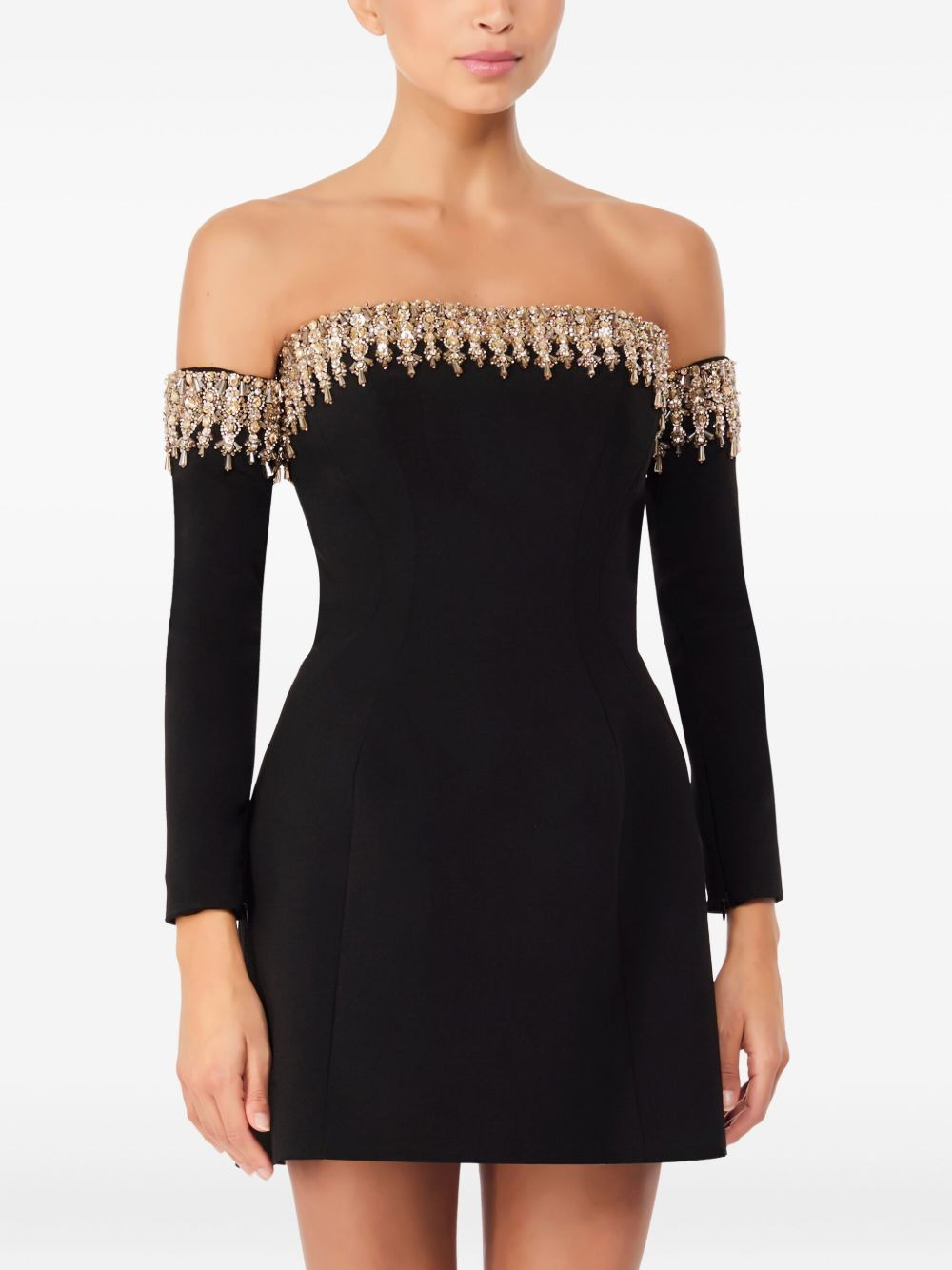 Love Bubble off-shoulder mini dress - 2