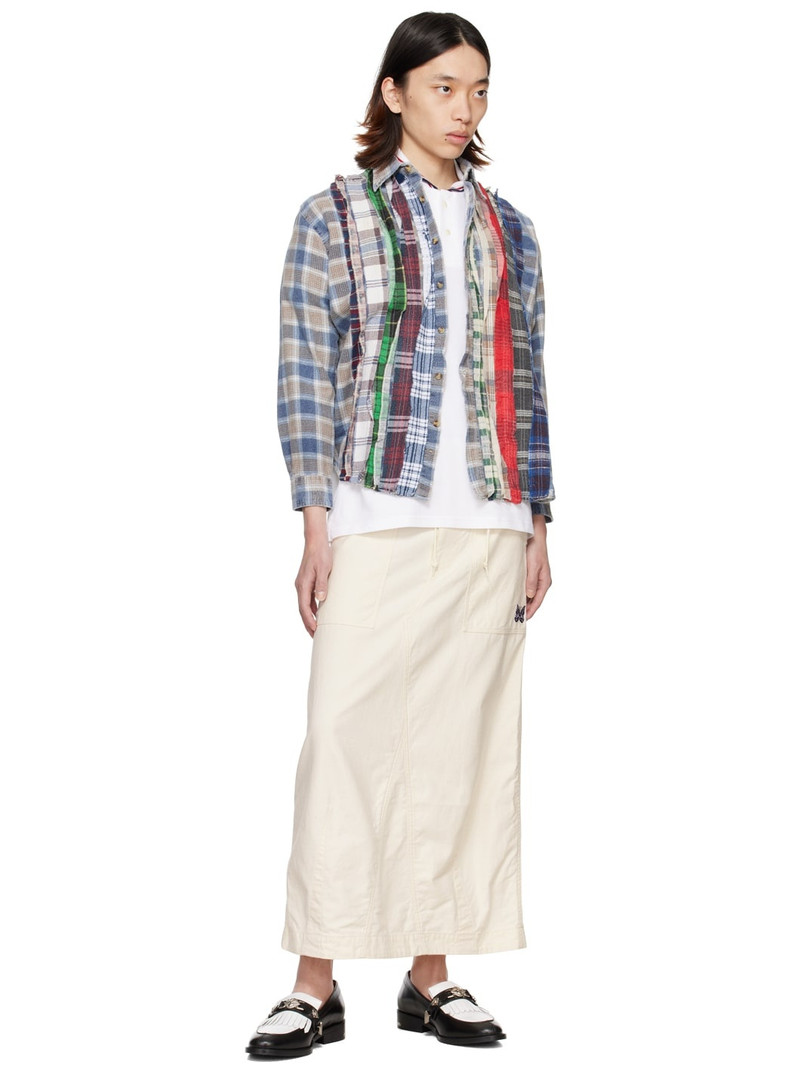 NEEDLES Off-White Fatigue Midi Skirt outlook