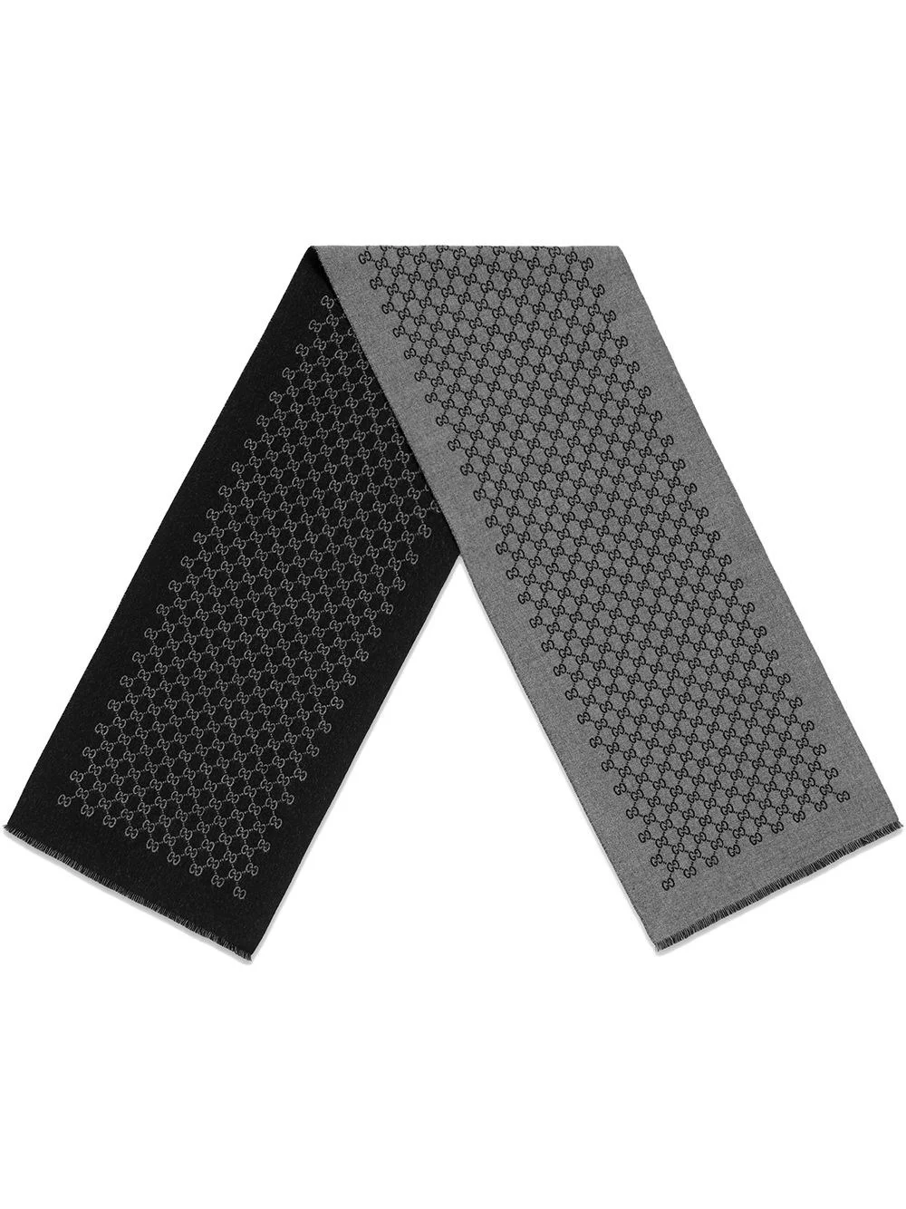 GG wool scarf - 1