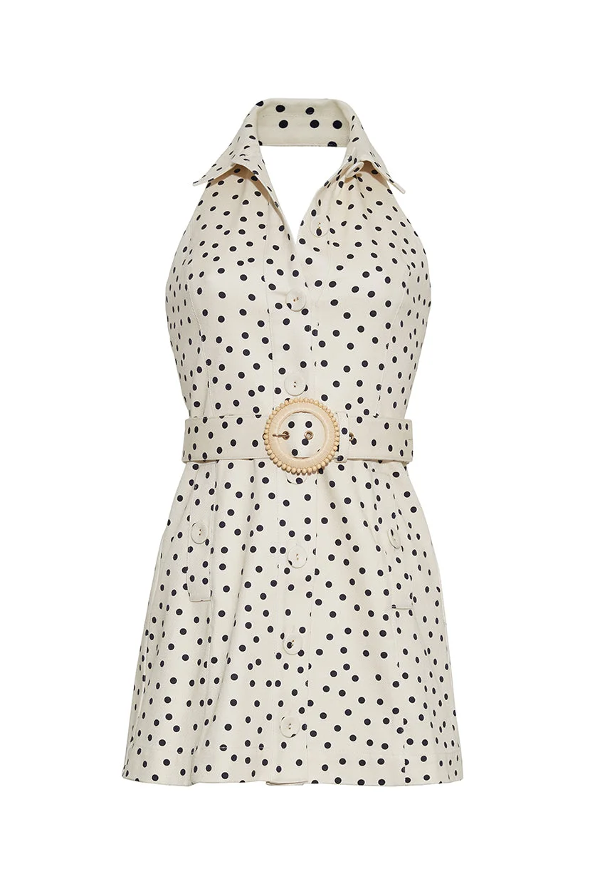 Parker Mini Dress
Tailored Polish, Halter Charm - 1