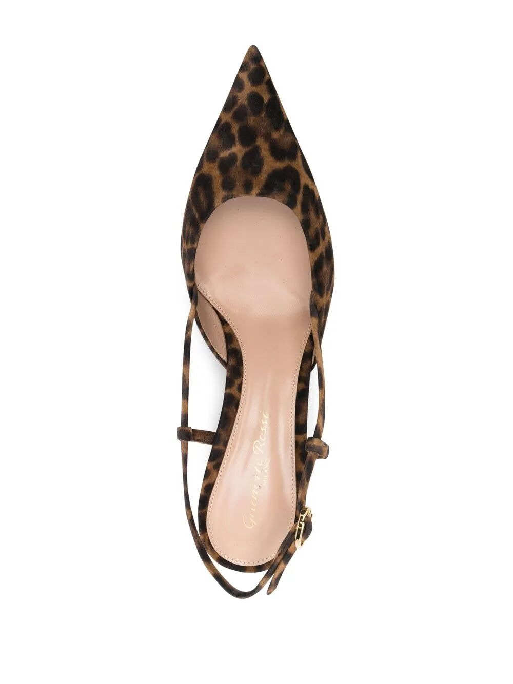 Gianvito Rossi Women Ascent 55 Suede Slingback - 4