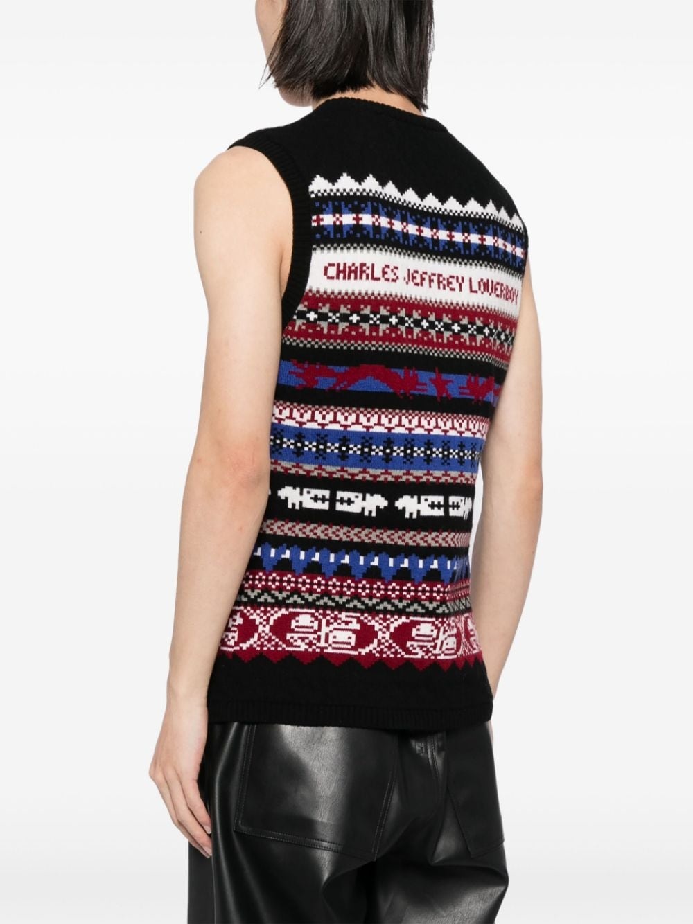 Fair Isle-intarsia knitted top - 5