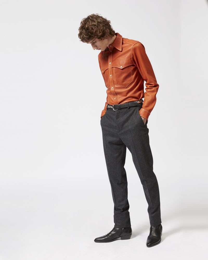 Isabel Marant OWEN flannel trousers outlook