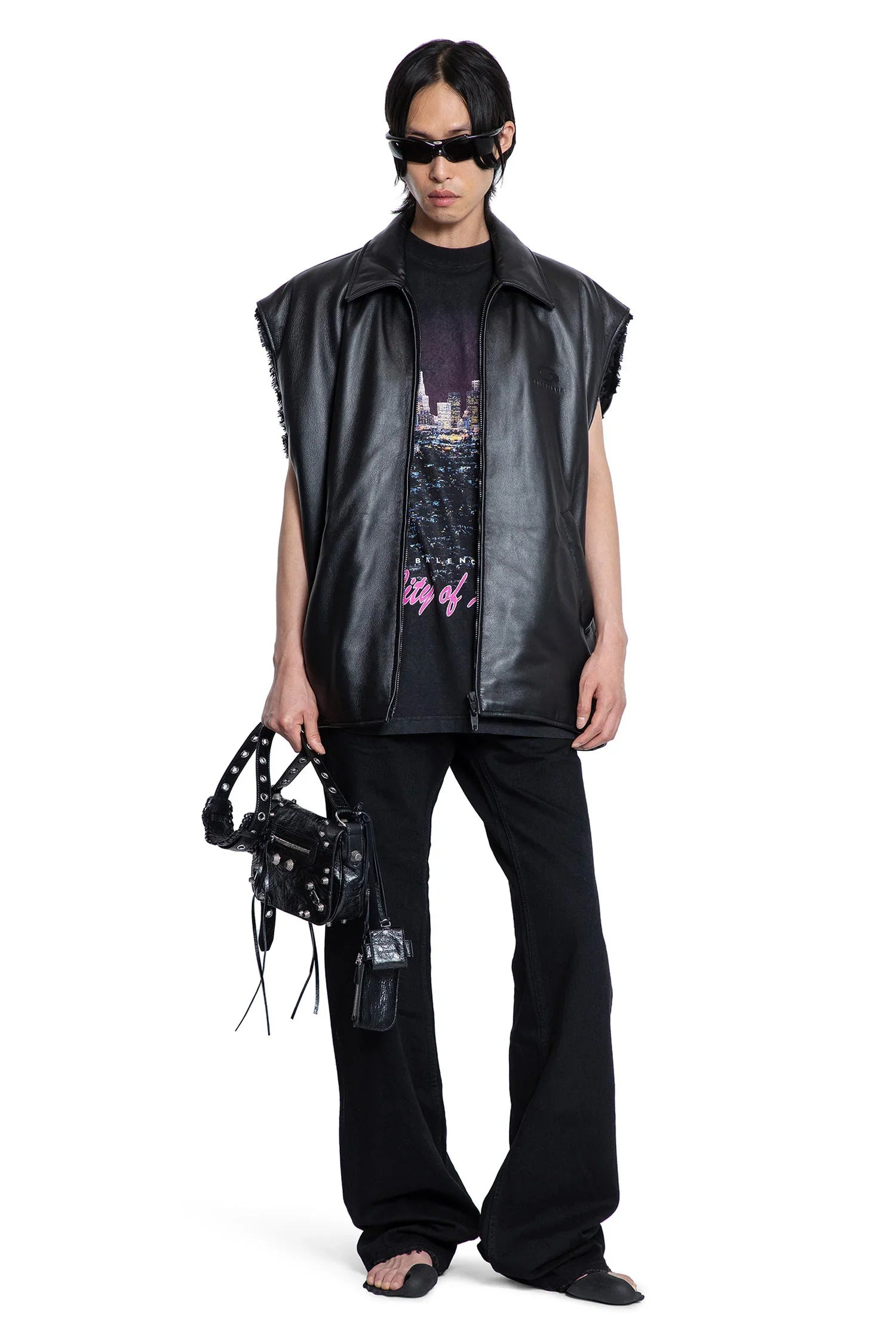 Sleeveless-Bomber-In-Supersoft-Leather - 5
