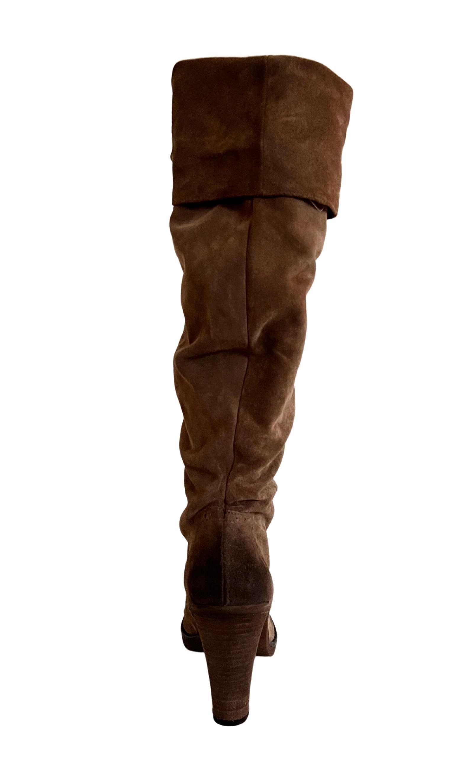 BCBGMAXAZRIA - Copy of Copy of Copy of Copy of Central Brown Leather Riding Boots - 4