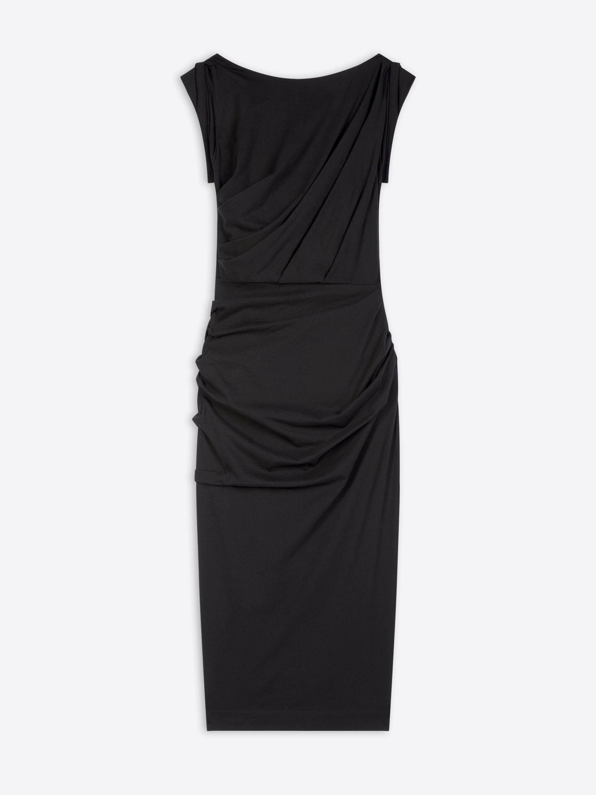 FITTED DRAPED DRESS - 1