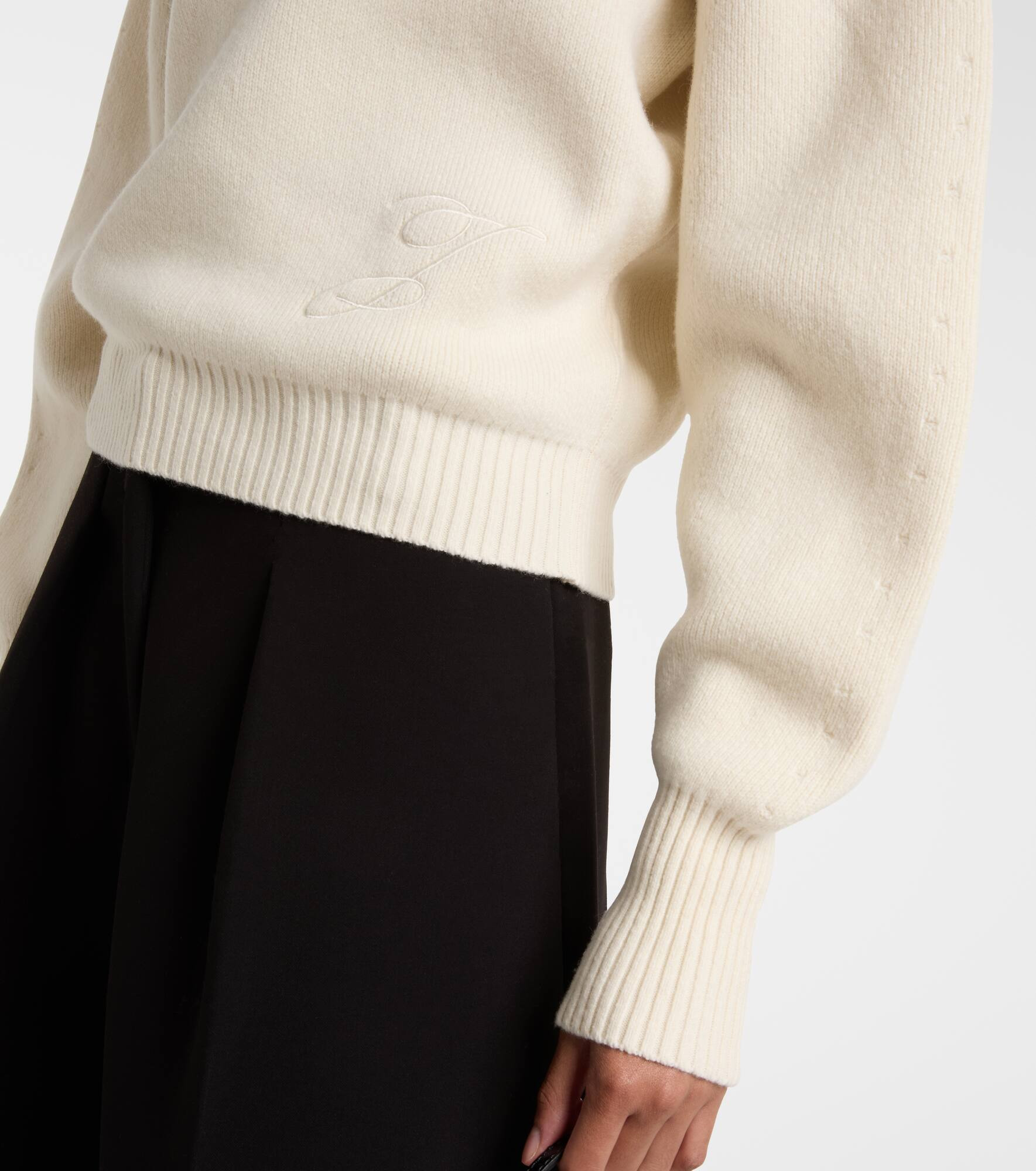 Balloon wool and cashmere sweater - 5