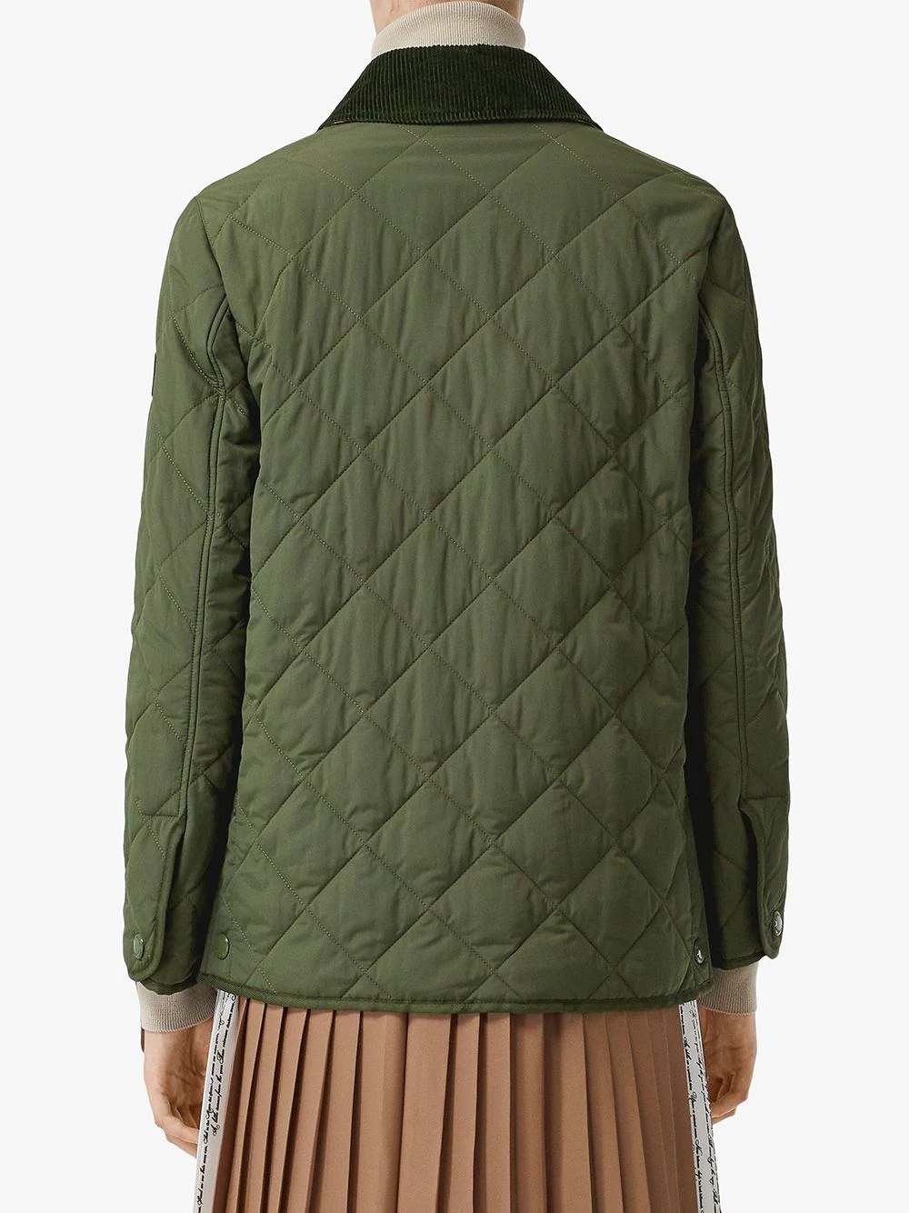 diamond quilted barn jacket - 4