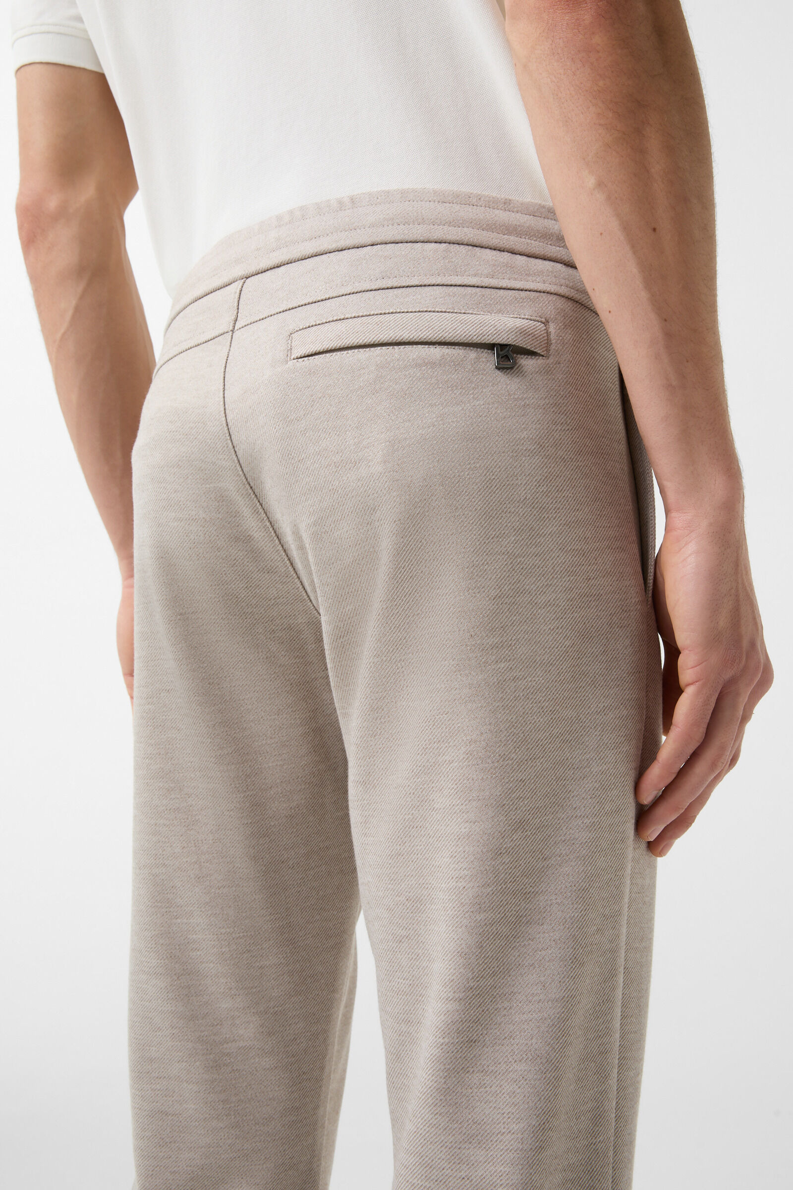 Twill trousers Riley Active in Beige - 6