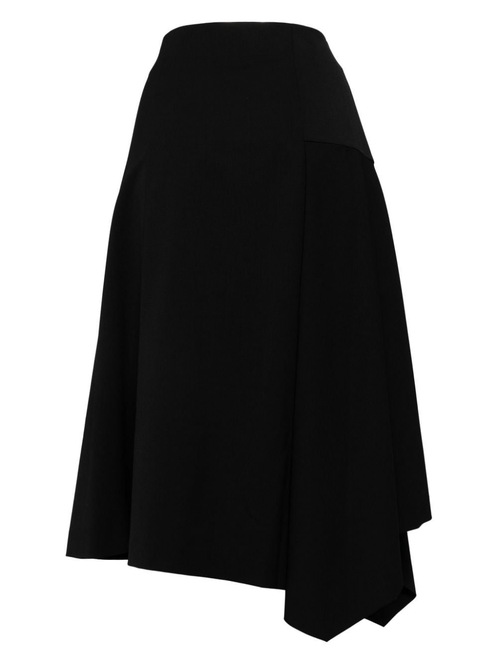leather strap unbalance skirt - 2