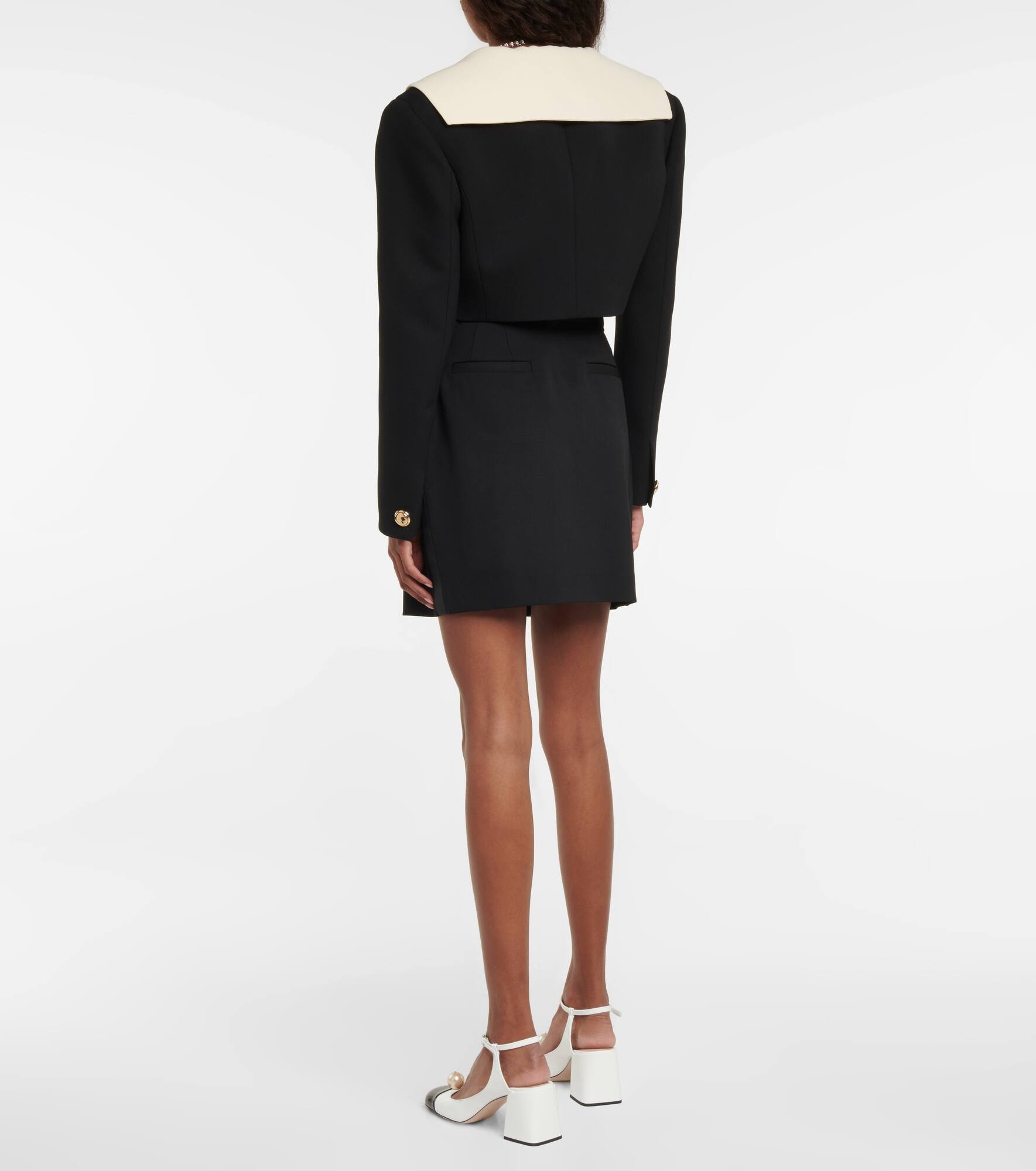 Wool miniskirt - 3