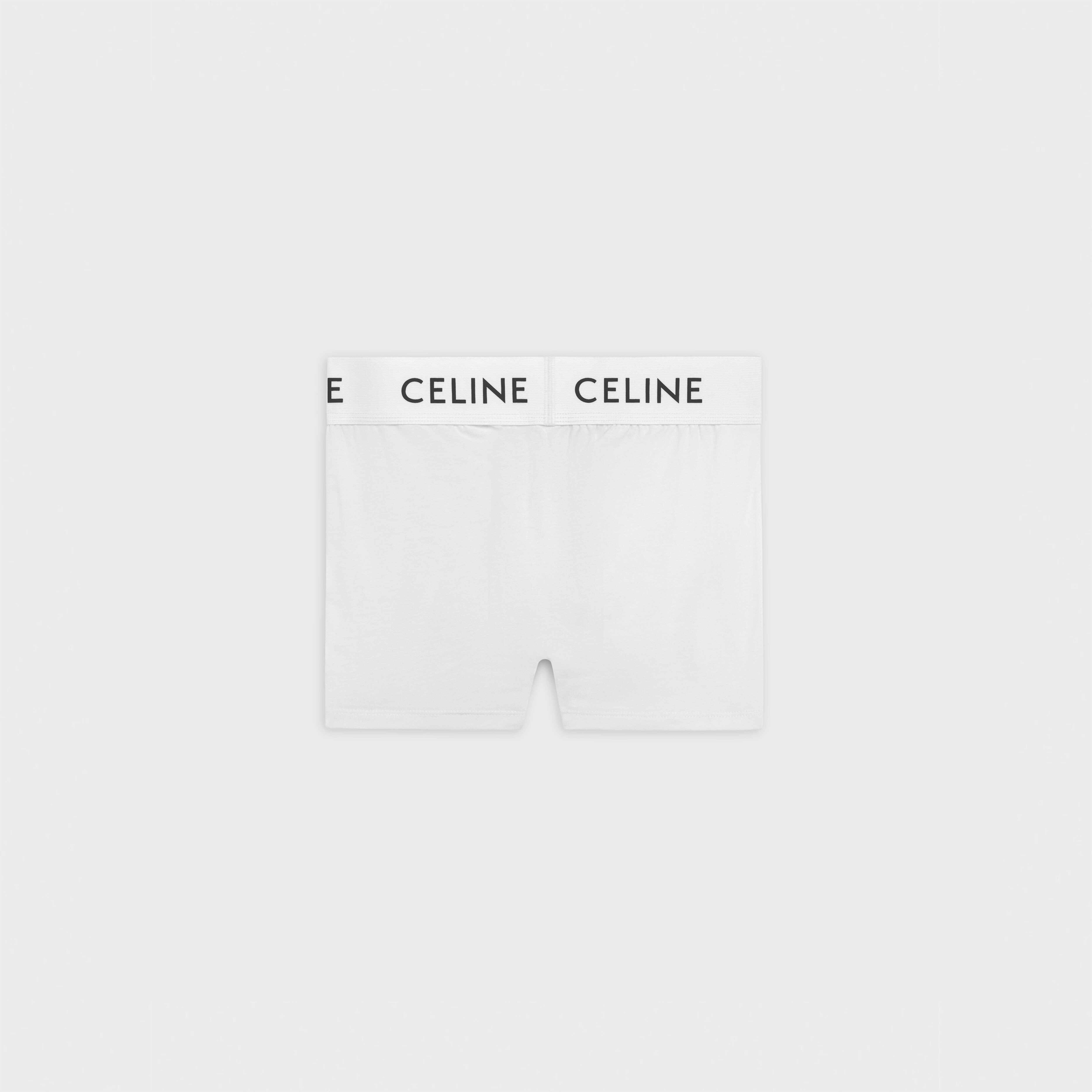 CELINE BOXERS IN SHIMMERING SILK CADY - CARMIN