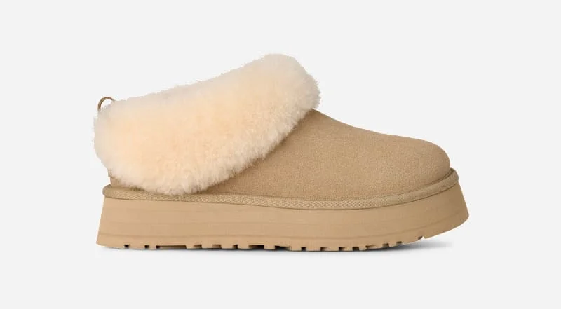 ® Women's Tazzelle Sheepskin Slippers in Mustard Seed - 1