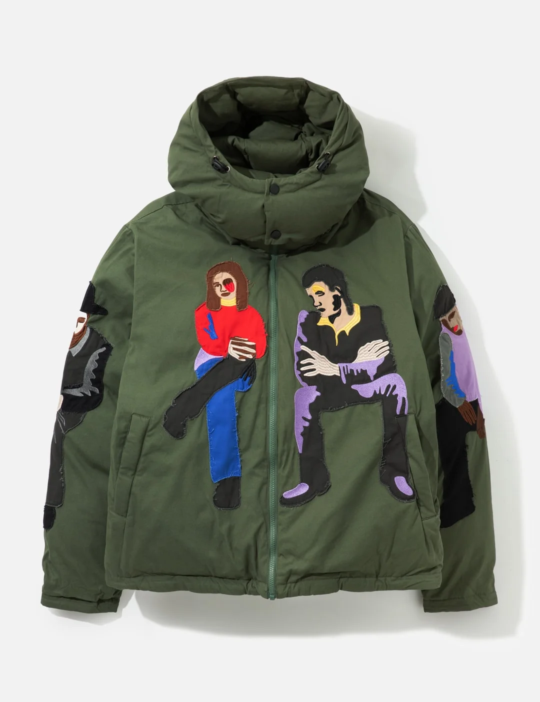 SUBWAY CAR PATCHWORK PUFFER - 1