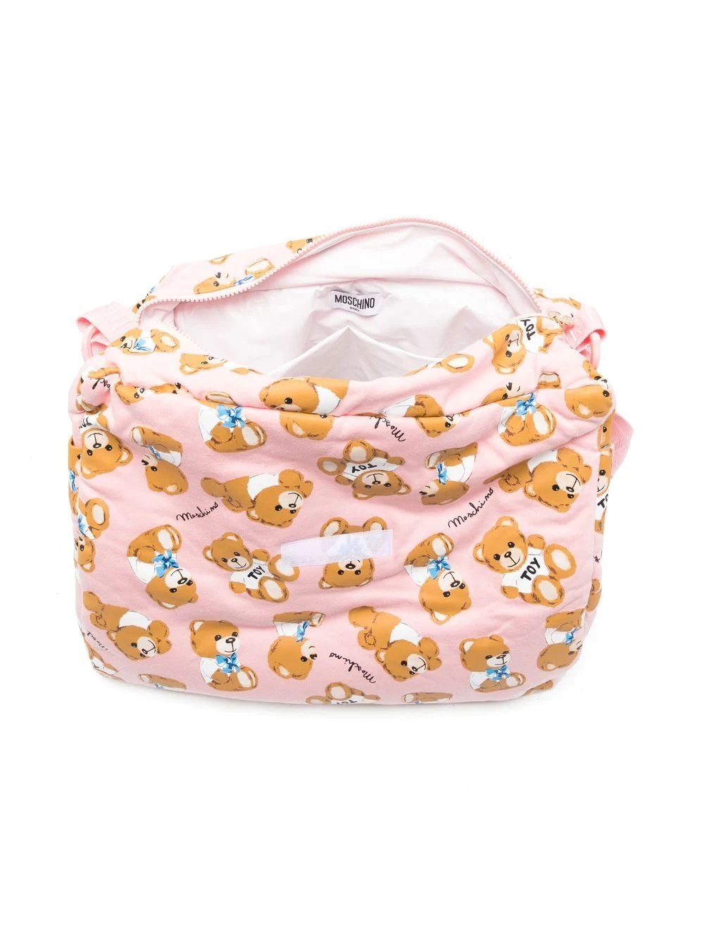 teddy bear-print baby changing bag - 4