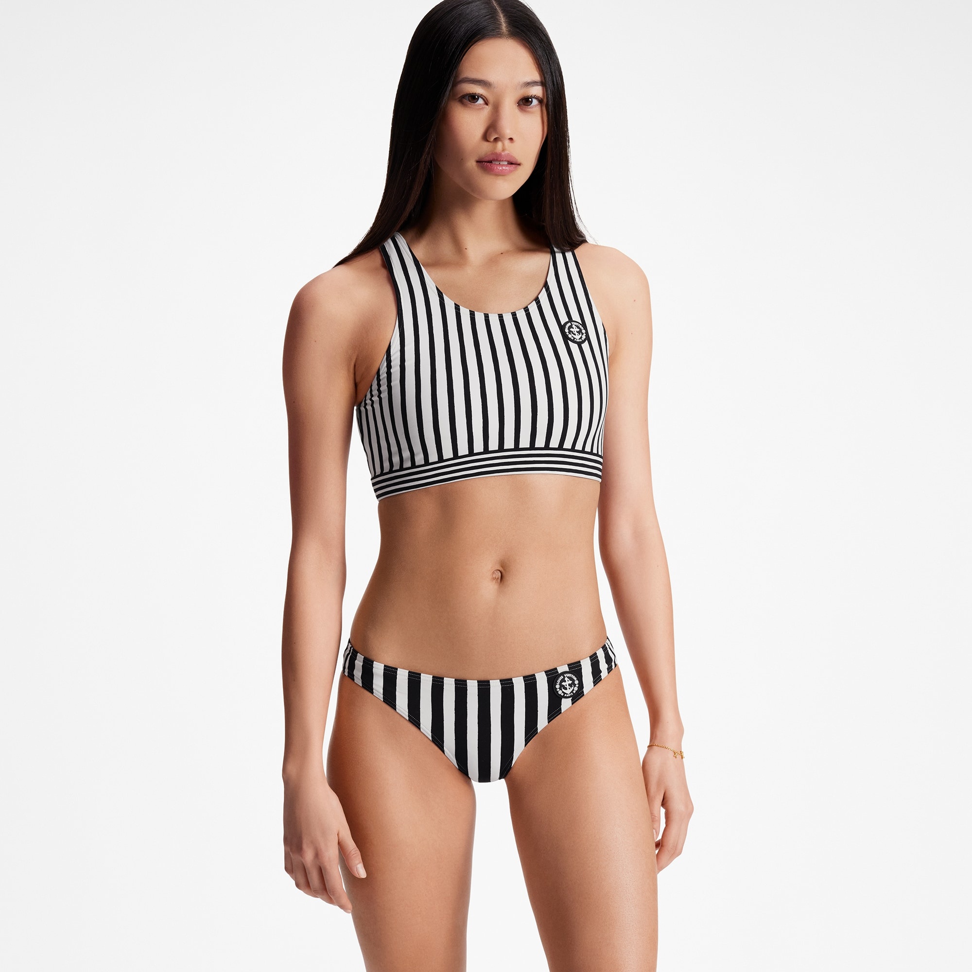 Striped Bikini Bottoms - 5