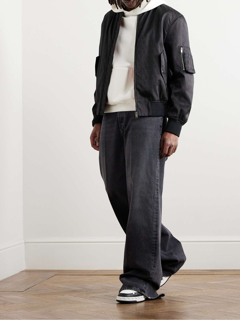 Valentino Toile Iconograph Logo-Jacquard Shell Bomber Jacket outlook