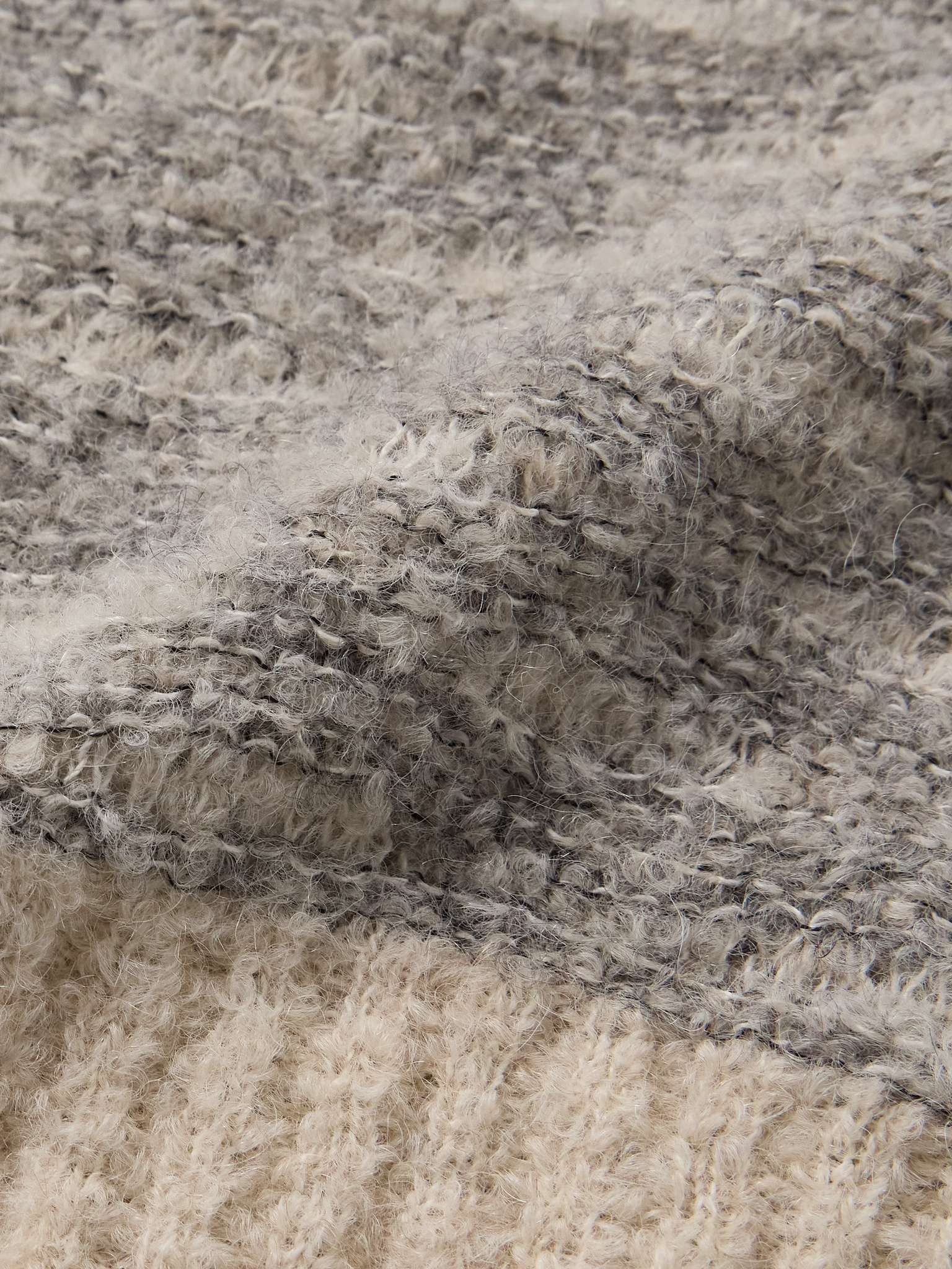 Zackarias 6653 Striped Brushed Alpaca-Blend Sweater - 4