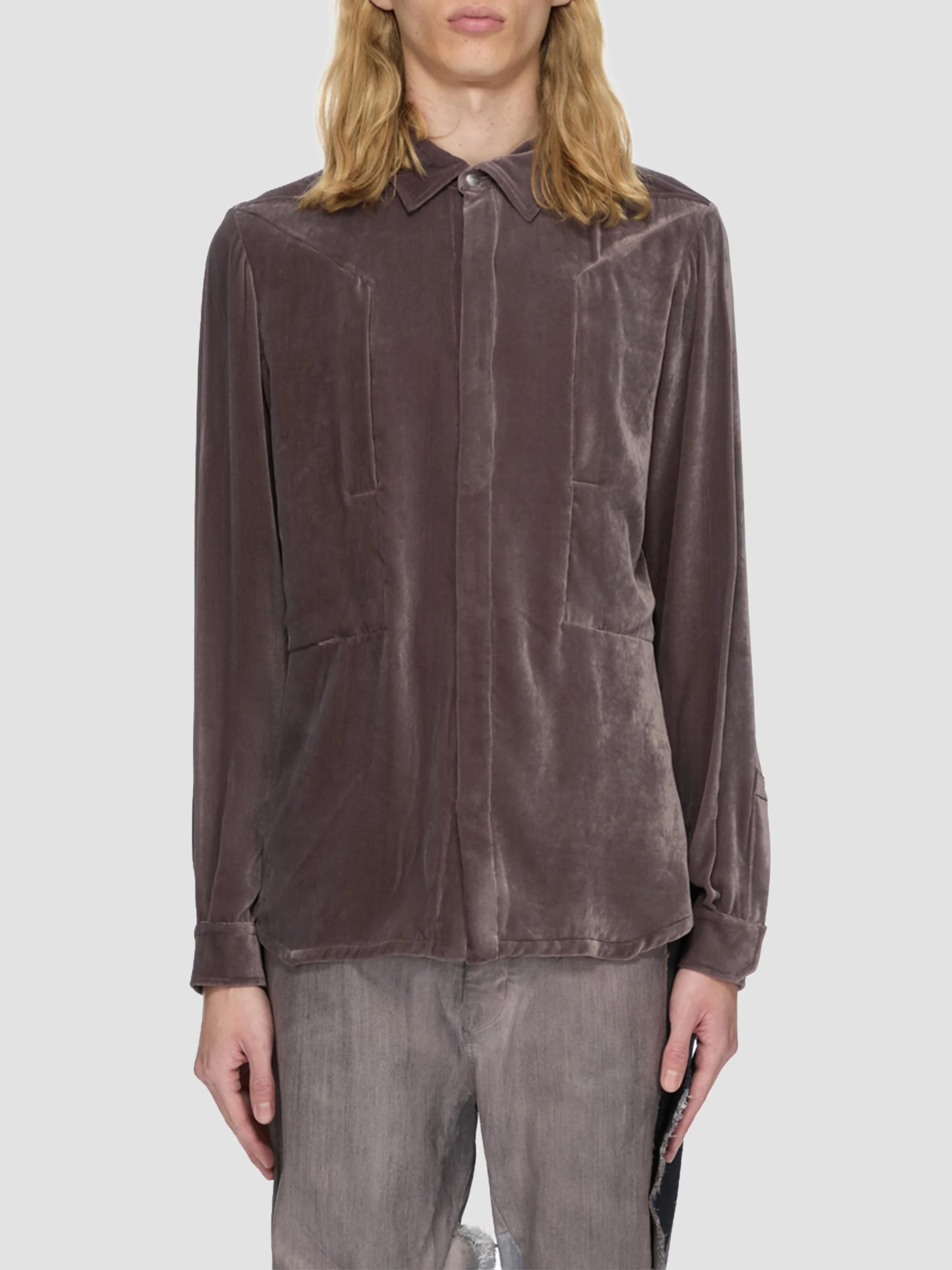 Men's Fogpocket Velvet Outershirt - Grape - 1