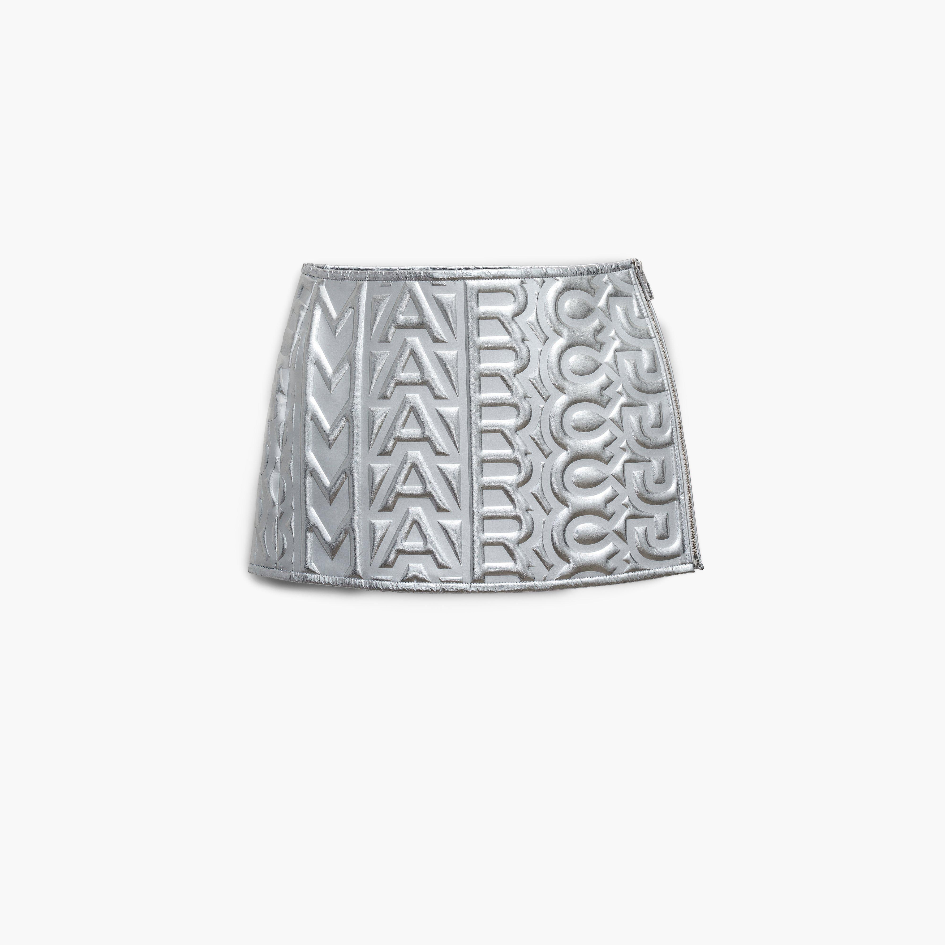 THE PUFFY LEATHER MINI SKIRT - 1