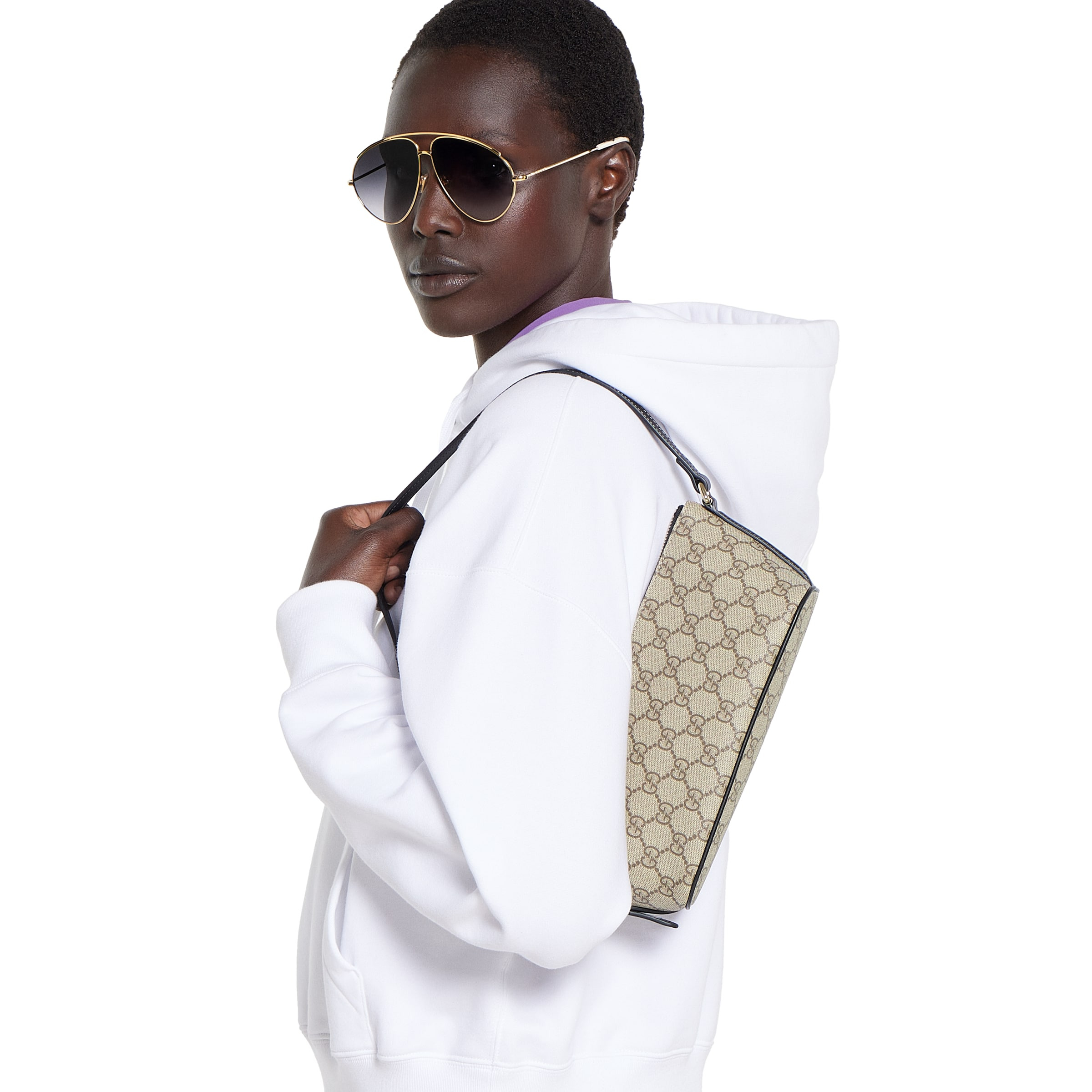 GG Emblem small shoulder bag - 3