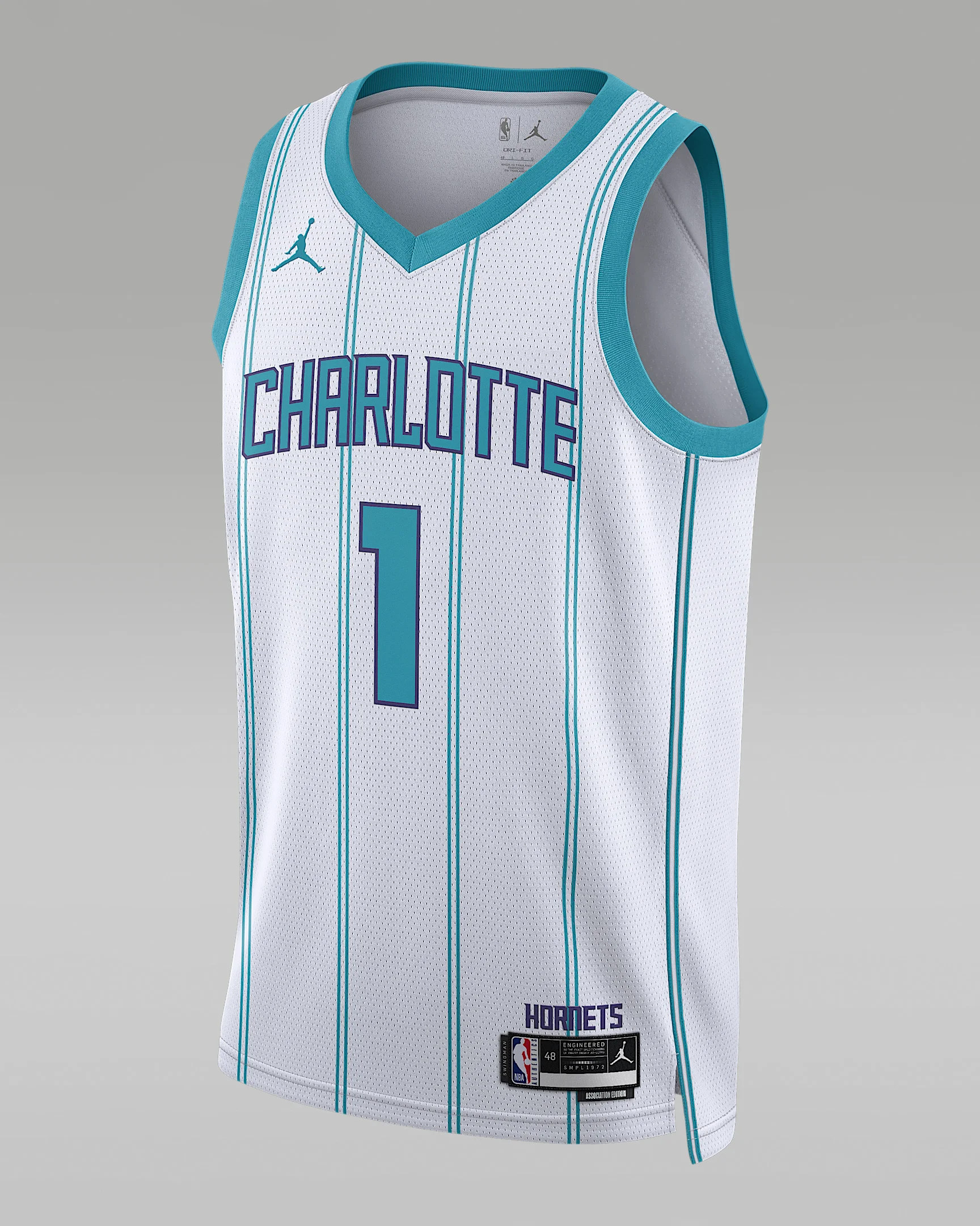 Men's Charlotte Hornets Association Edition 2022/23 Jordan Dri-FIT NBA Swingman Jersey - 1