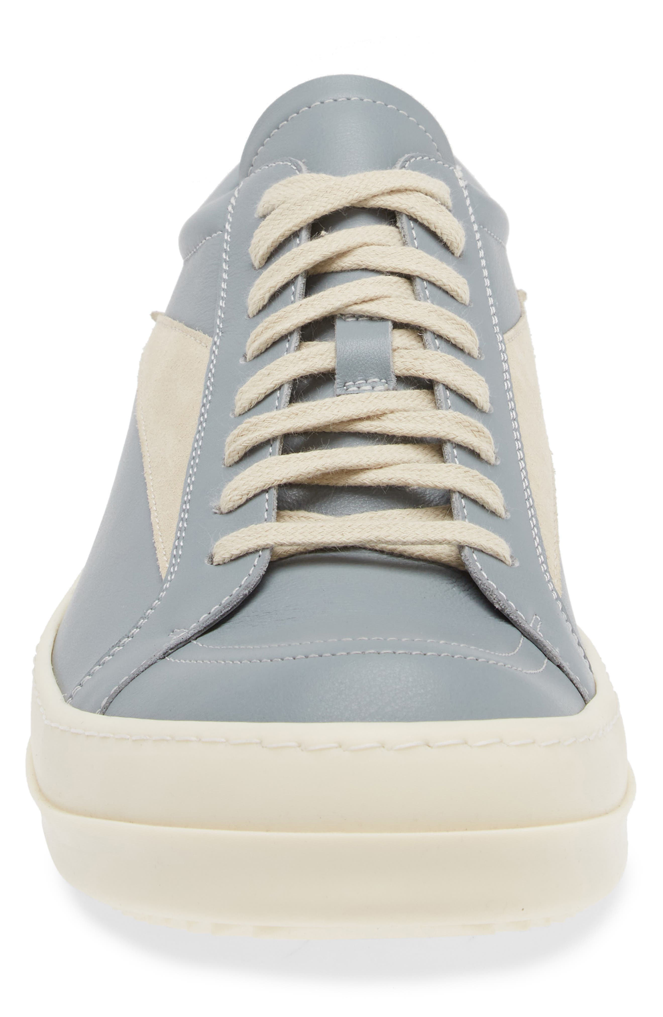Rick Owens Porterville Low Top Sneaker in Blue/Milk/Milk at Nordstrom - 4