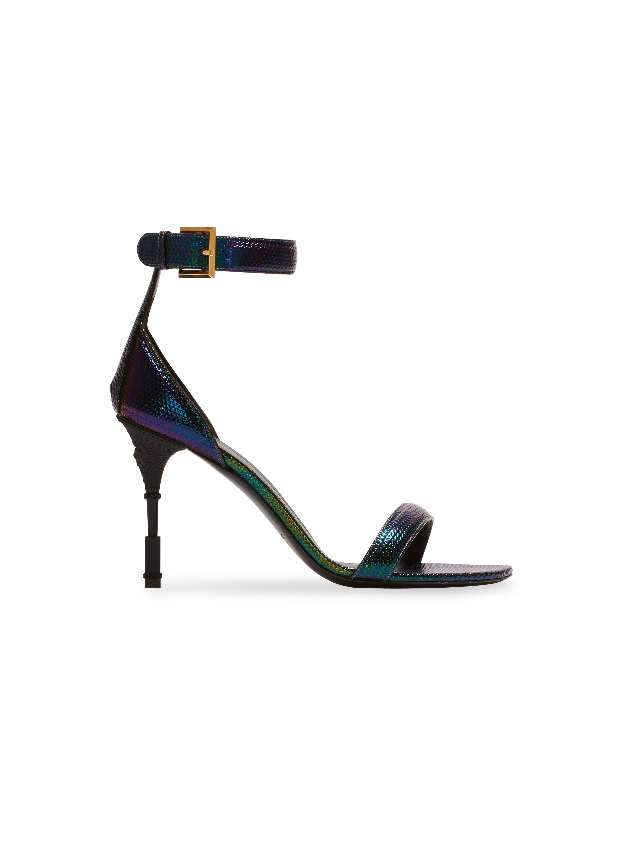 Moneta iridescent leather sandals - 1