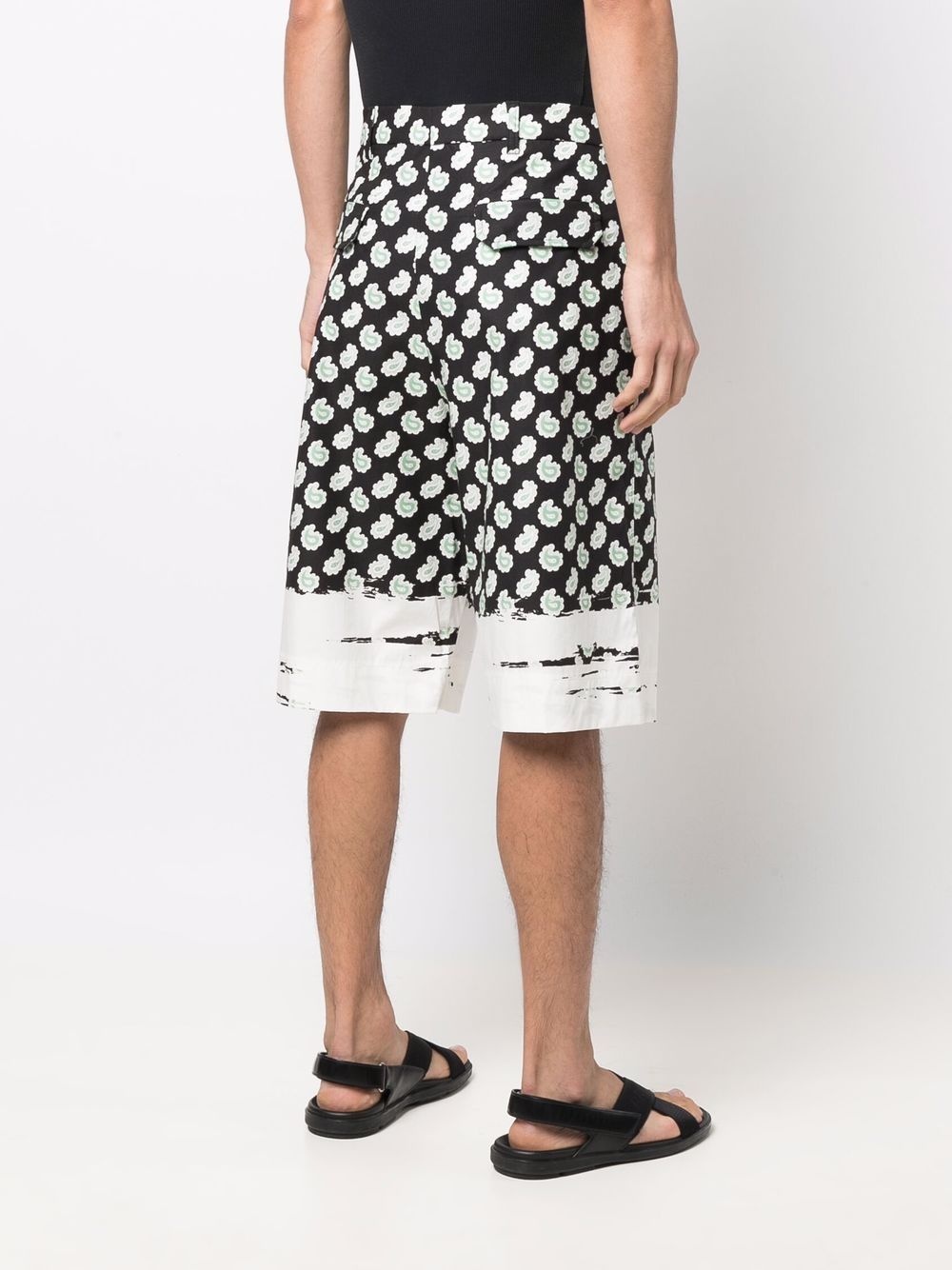 paisley-print bermuda shorts - 4